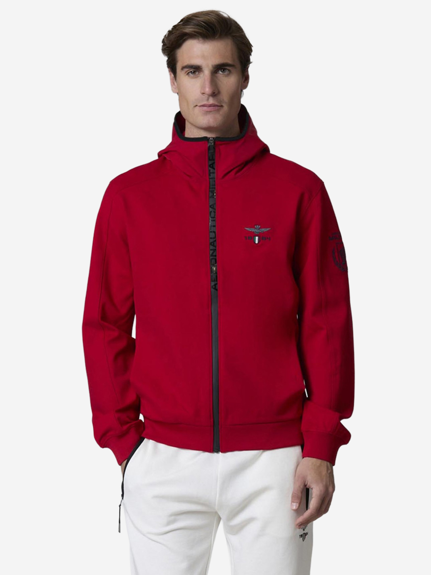 Изображение товара Мужская толстовка 1964 AERONAUTICA MILITARE с капюшоном и молнией