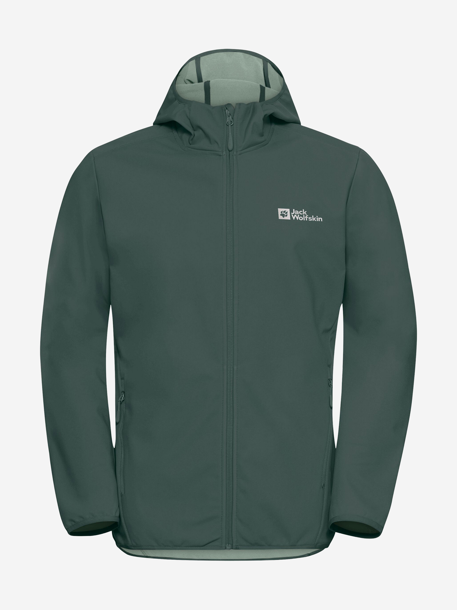 Изображение товара Куртка софтшелл мужская Jack Wolfskin Bornberg, Серо-зеленый