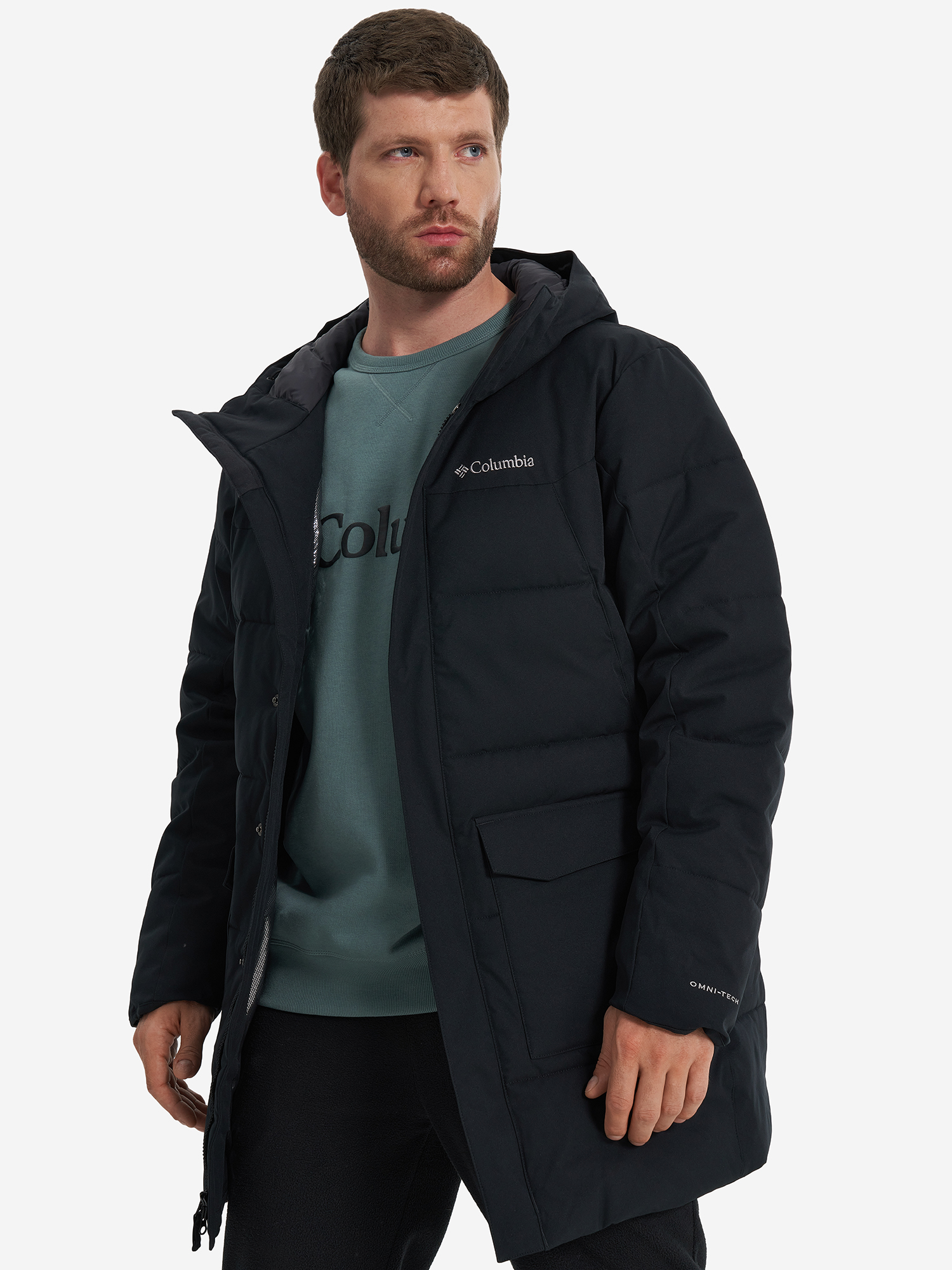 Пуховик мужской Columbia Cedar Summit II Mid Insulated Jacket, Черный