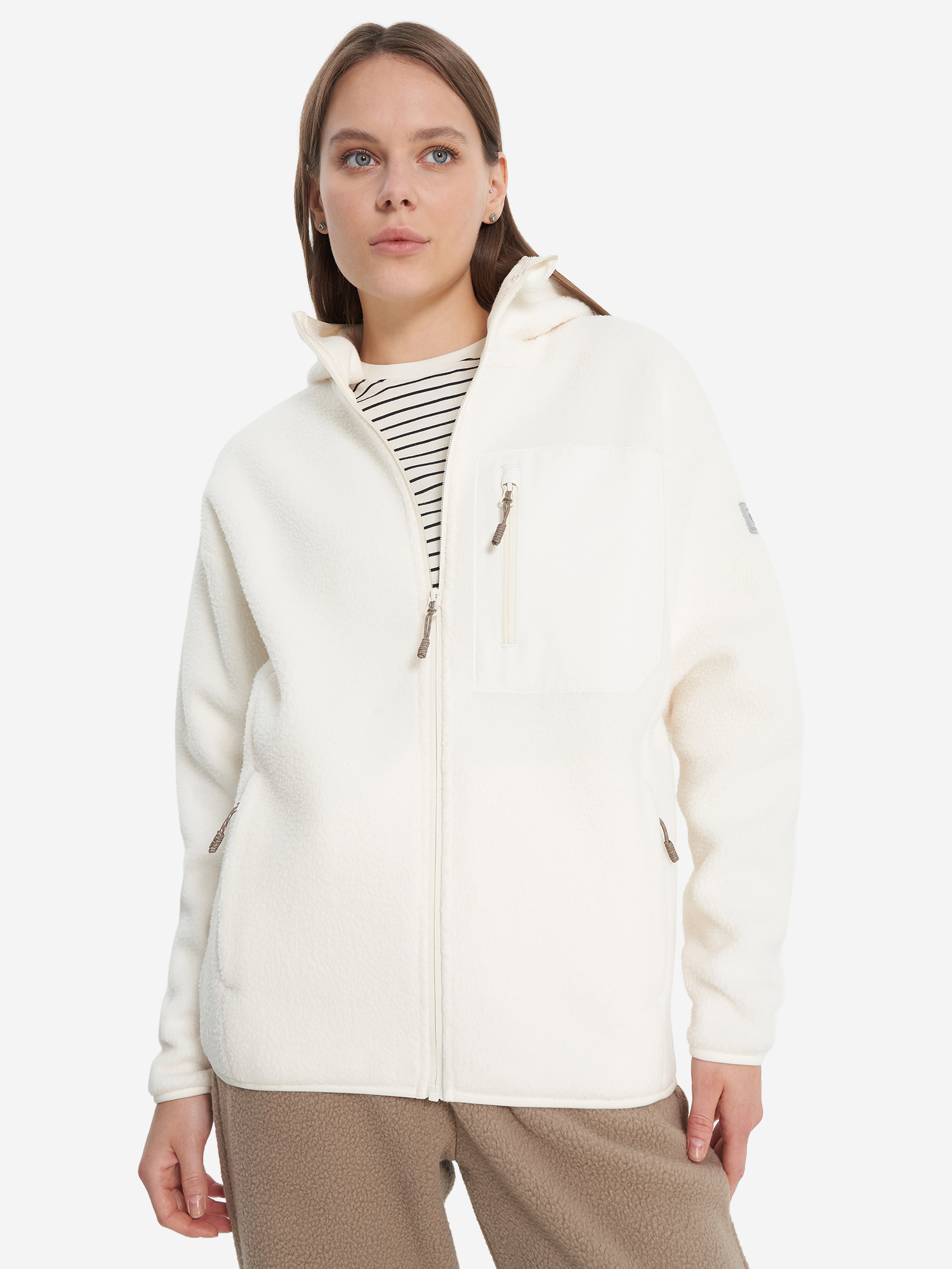 Толстовка женская оверсайз Northland, бежевый, арт. 28529