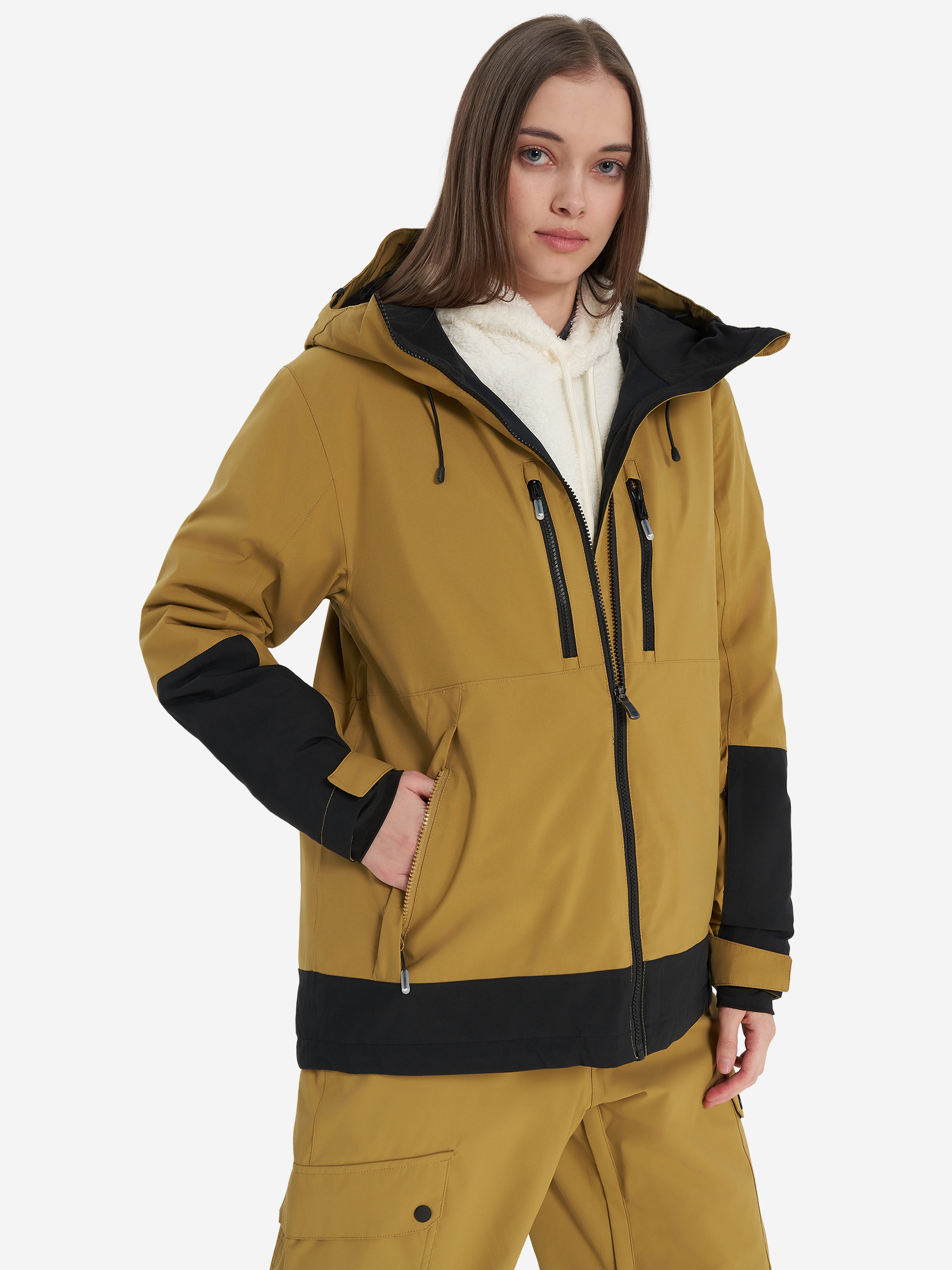 

Куртка утепленная женская Roxy Upwards, Бежевый