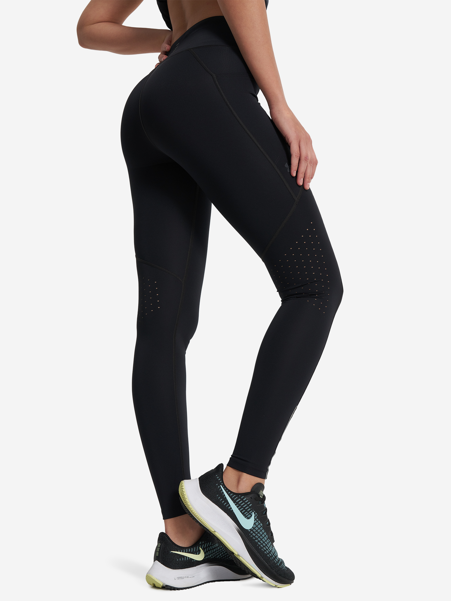  Легинсы женские Under Armour Launch Tights, Черный
