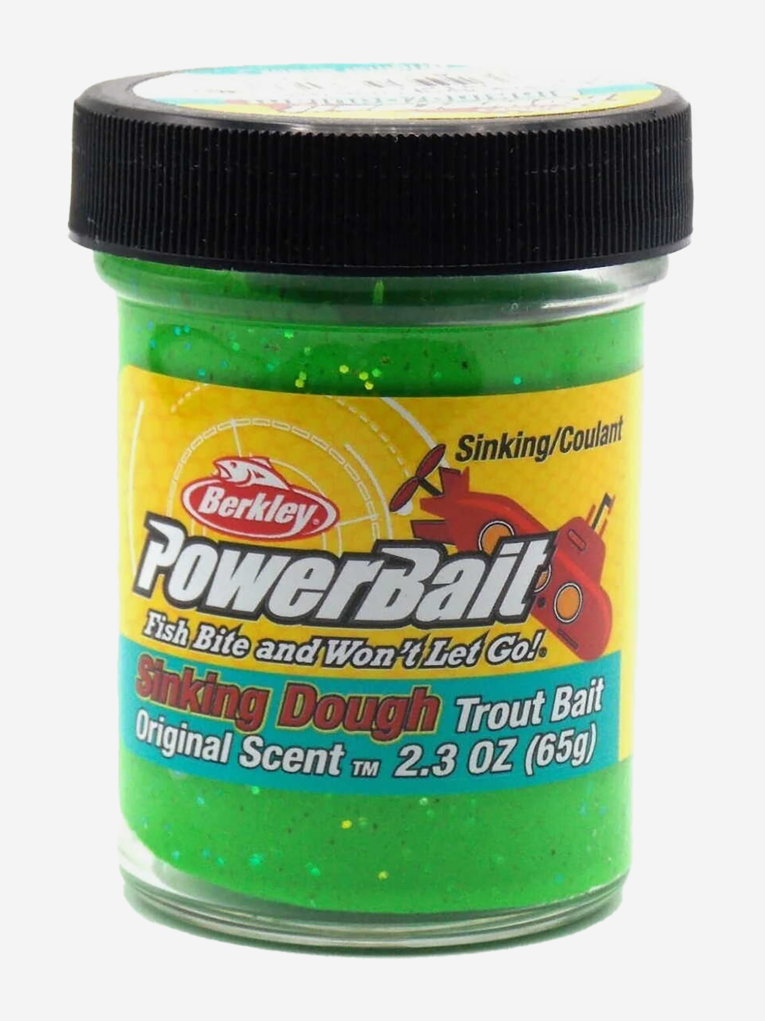 

Паста форелевая Berkley PowerBait Sinking Glitter Trout Bait Spring/Lime/ лайм 50gr, Зеленый