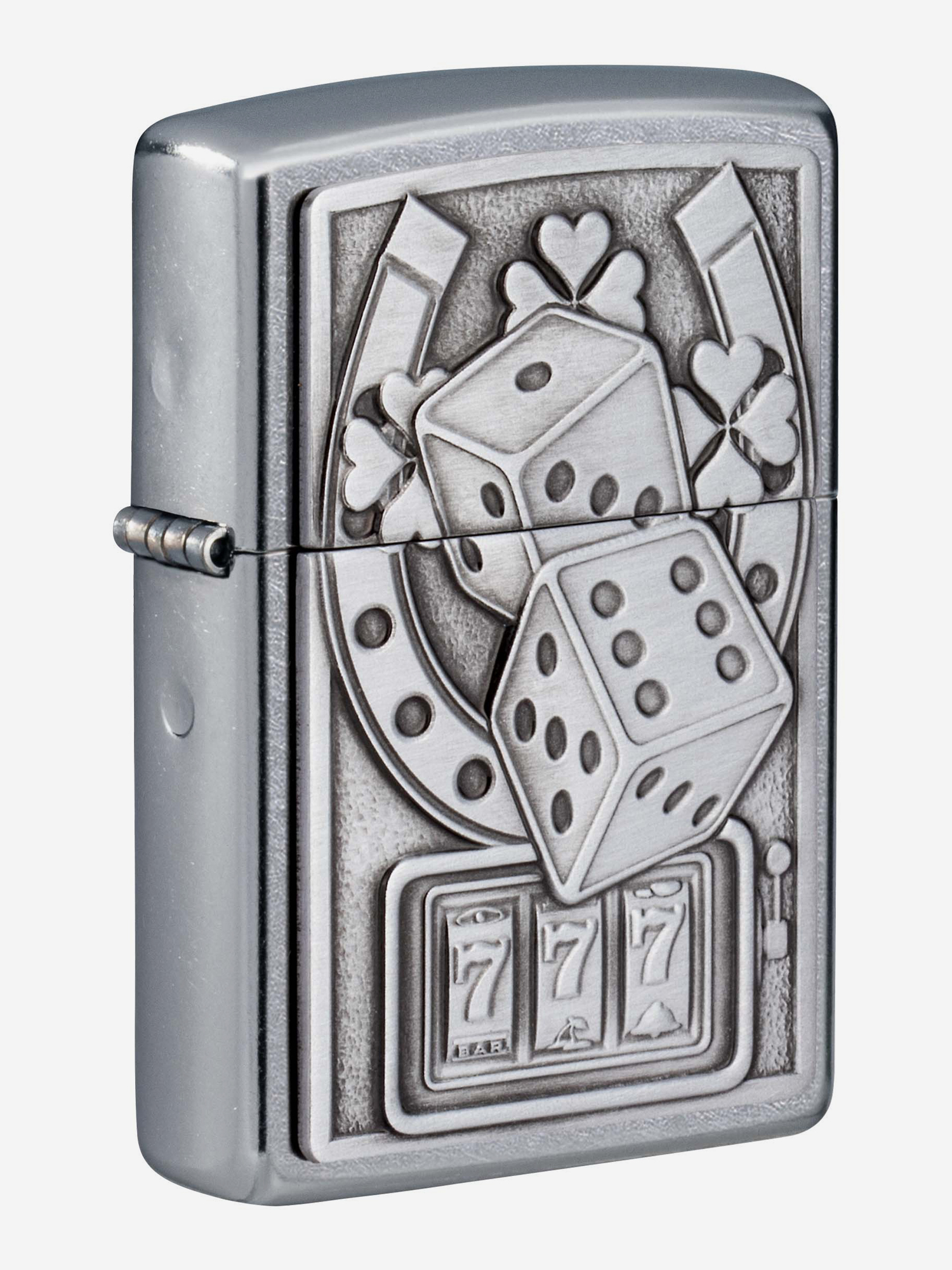 

Зажигалка бензиновая ZIPPO 49294 Lucky 7 Emblem, Серебряный