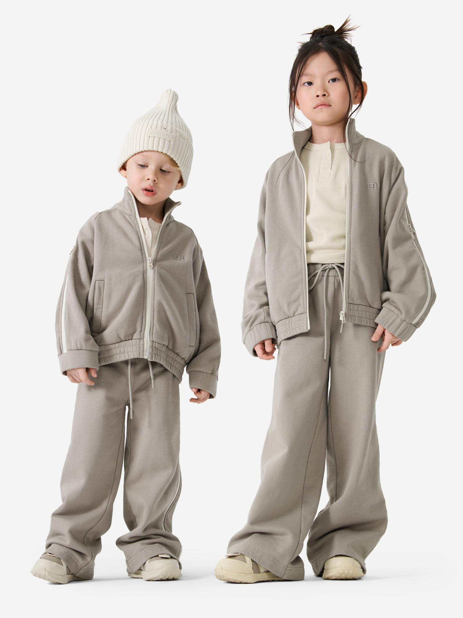 

Комплект толстовка и брюки HAPPY BABY, Серый