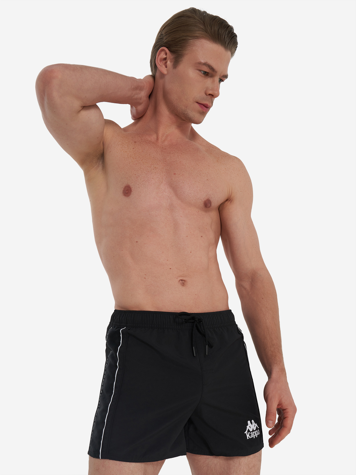 Изображение товара Мужские плавательные шорты Kappa короткие с внутренними трусами и шнурком