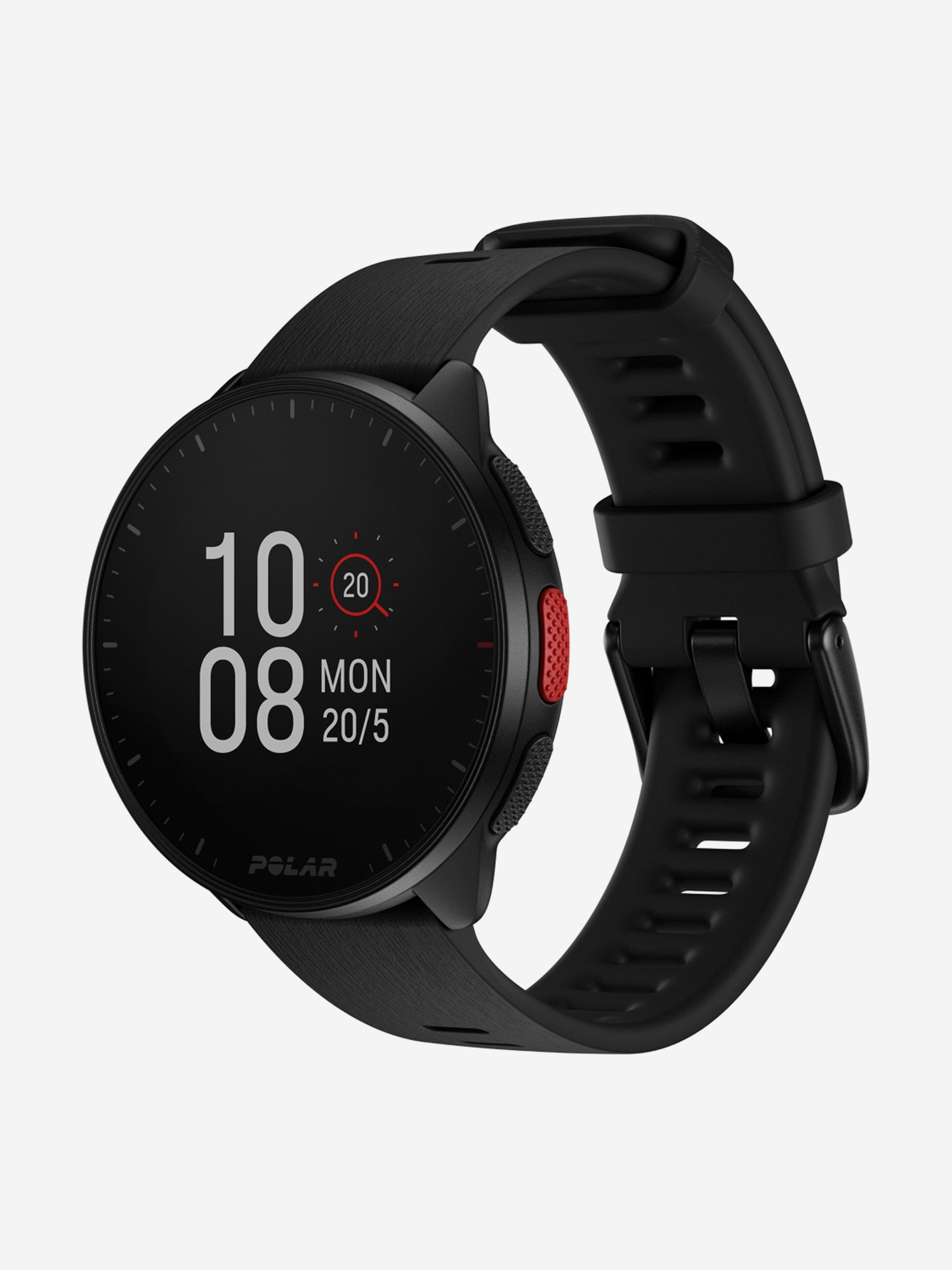 Изображение товара Умные часы Polar Pacer Night Black, 45mm, черный, Черный