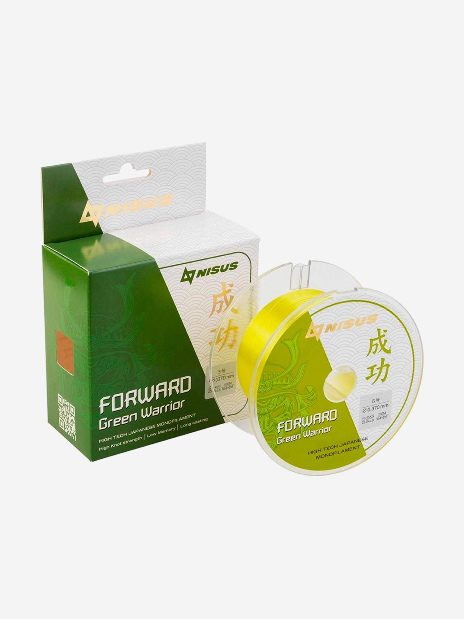 

Леска для рыбалки Nisus FORWARD Green Warrior Nylon 0,370мм, 150м, 10,45кг, оливковый, Зеленый