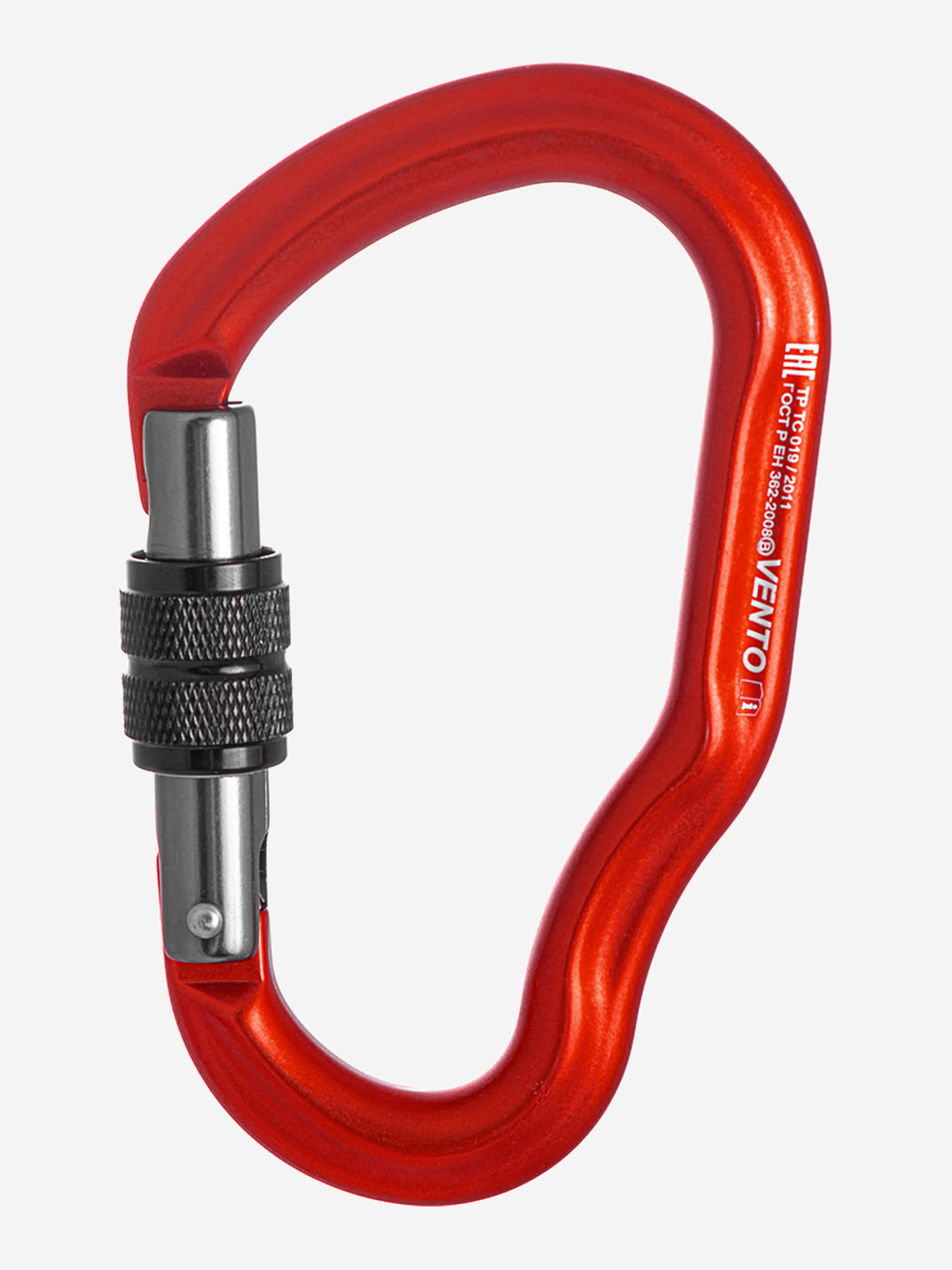 

Карабин «Гусь» с резьбовой муфтой цвет красный, Красный