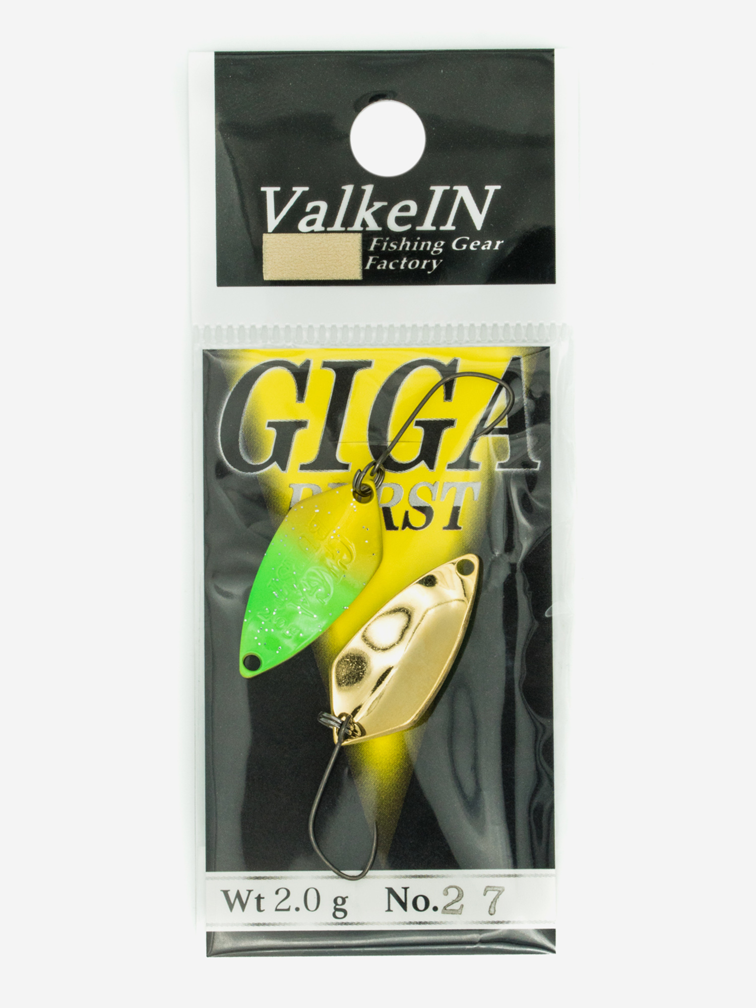 

Блесна VALKEIN GIGA BURST .0гр цвет 27, Мультицвет