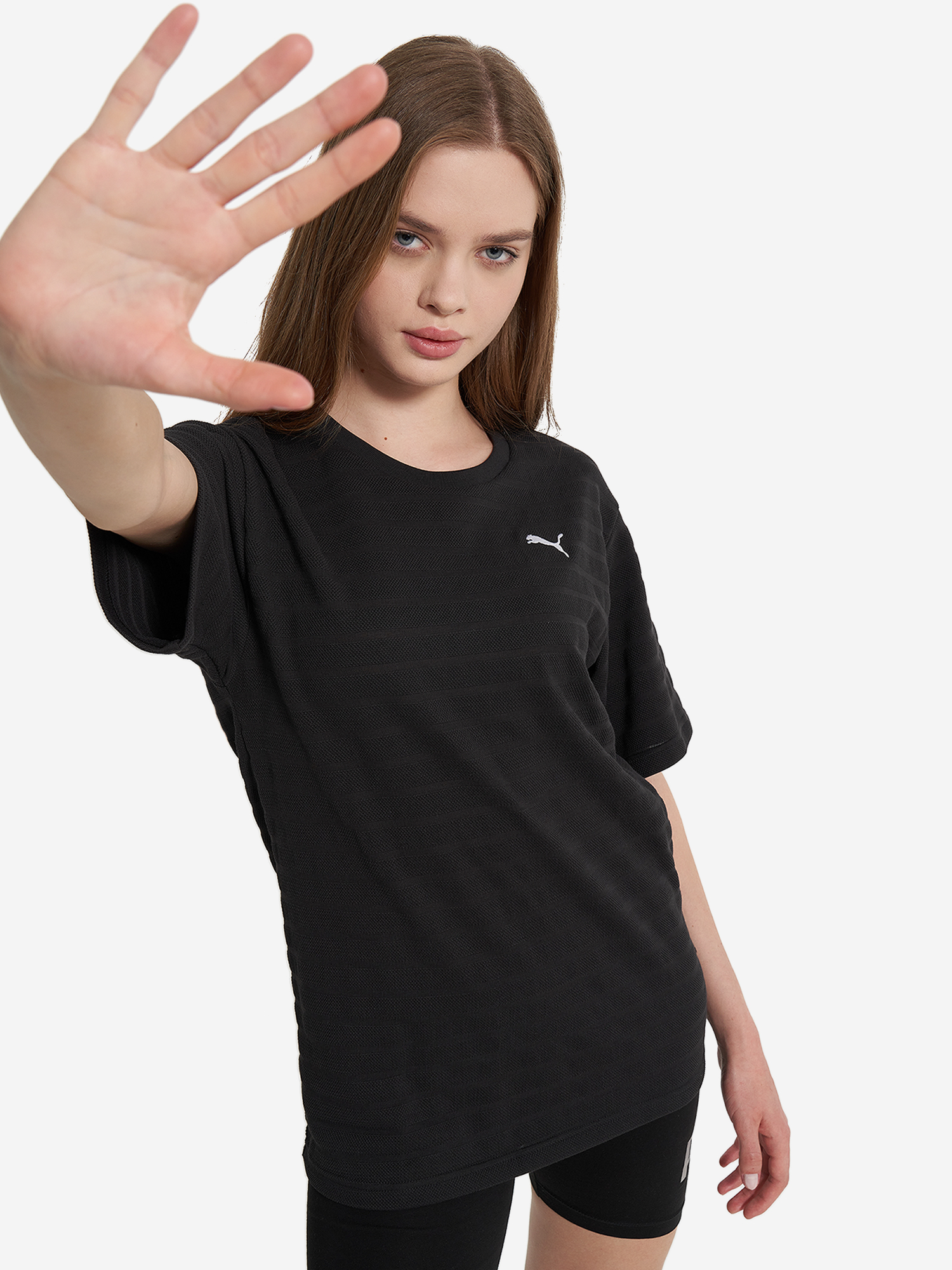 

Футболка женская PUMA Ess Elevated, Черный