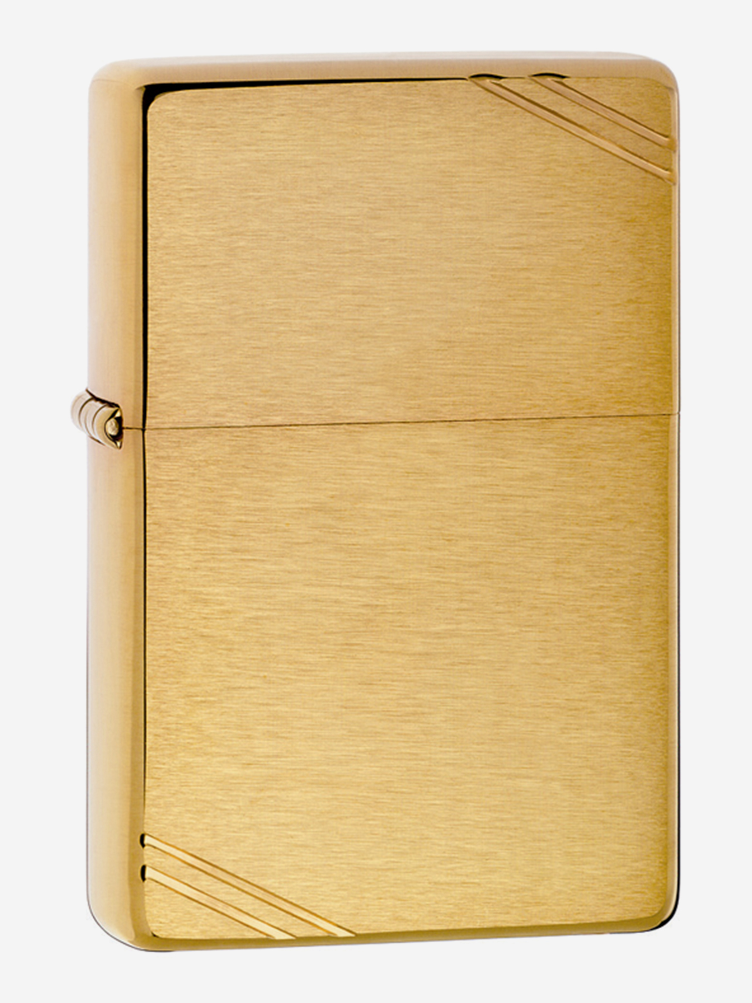 

Зажигалка Zippo 240 Replica Vintage Brushed Brass, золотистая матовая, Золотой