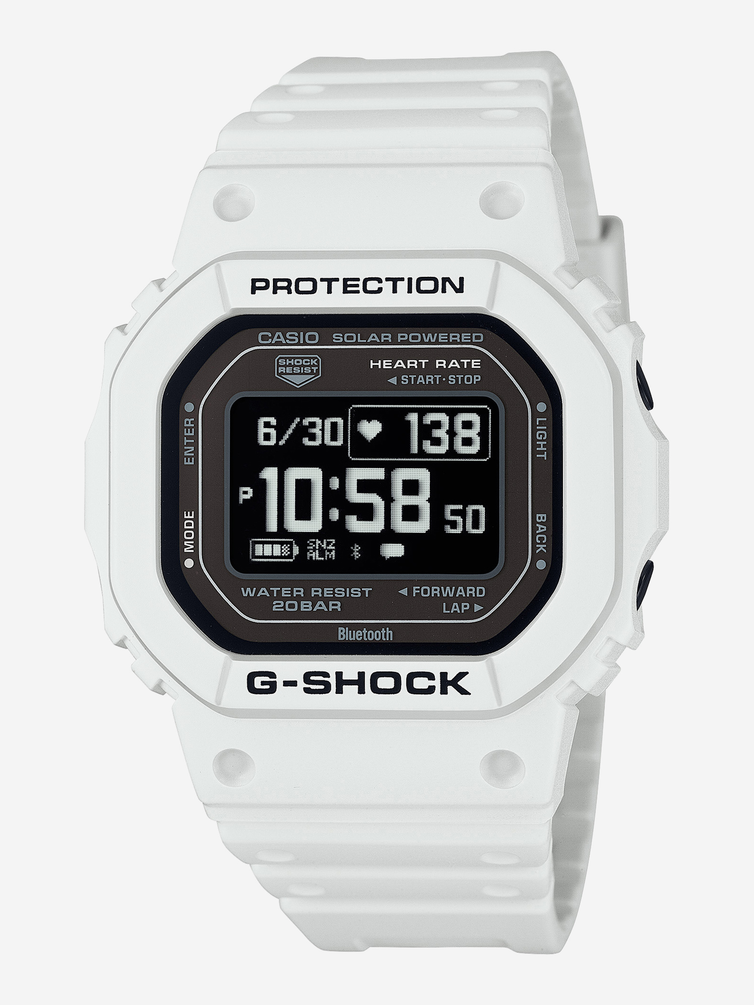 Изображение товара Спортивные часы Casio G-SHOCK DW-H5600-7E с пульсометром и солнечной батареей