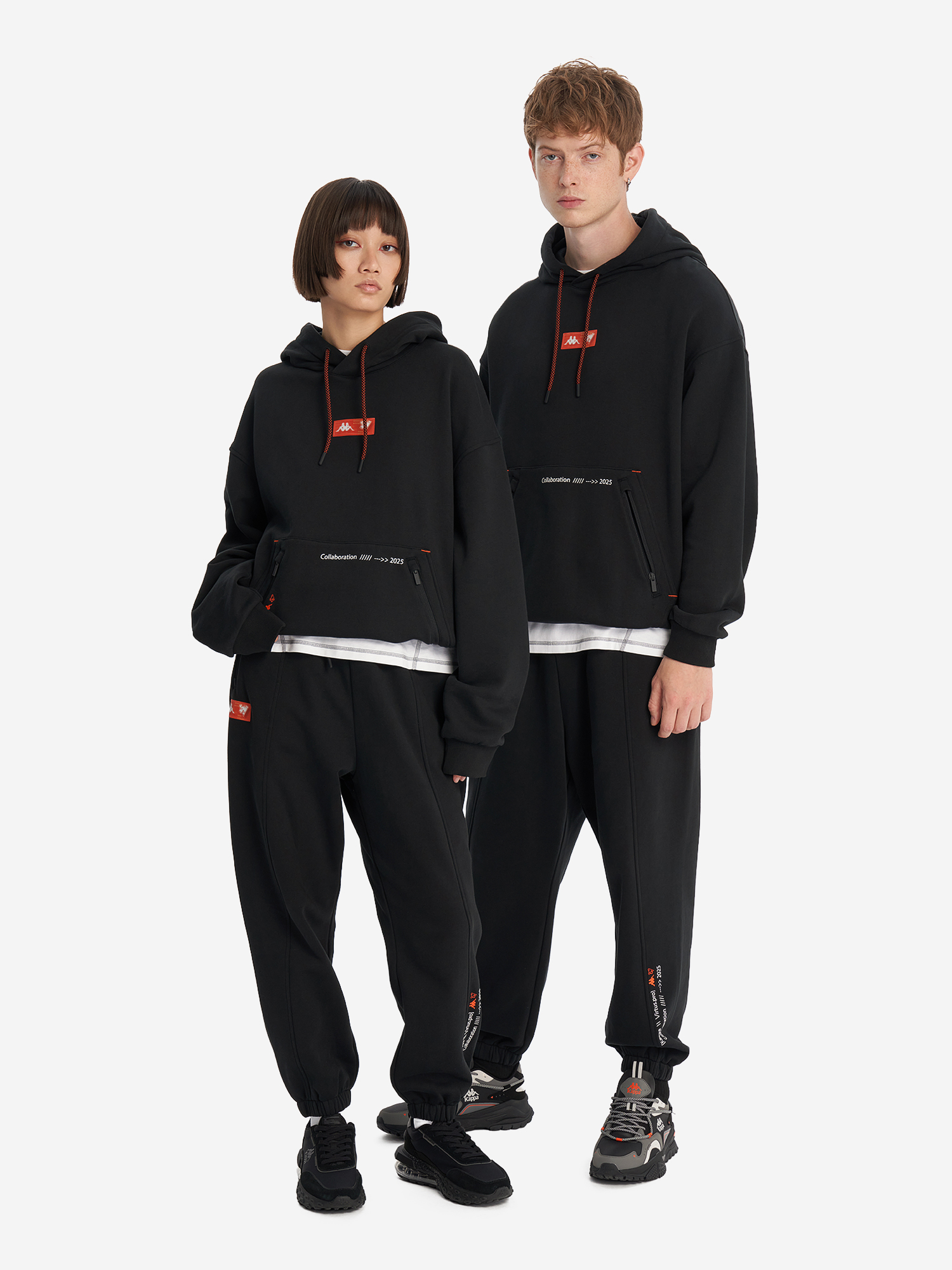 фото Худи kappa x virtus.pro, черный