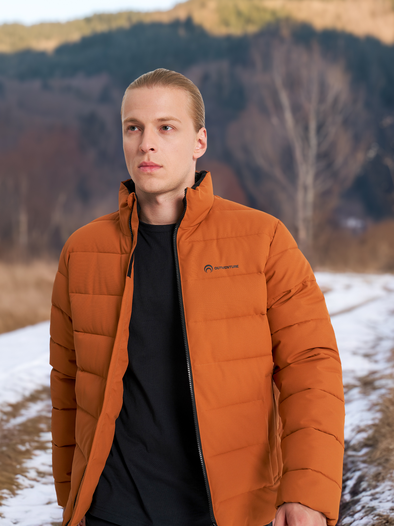 

Пуховик мужской Outventure, Коричневый