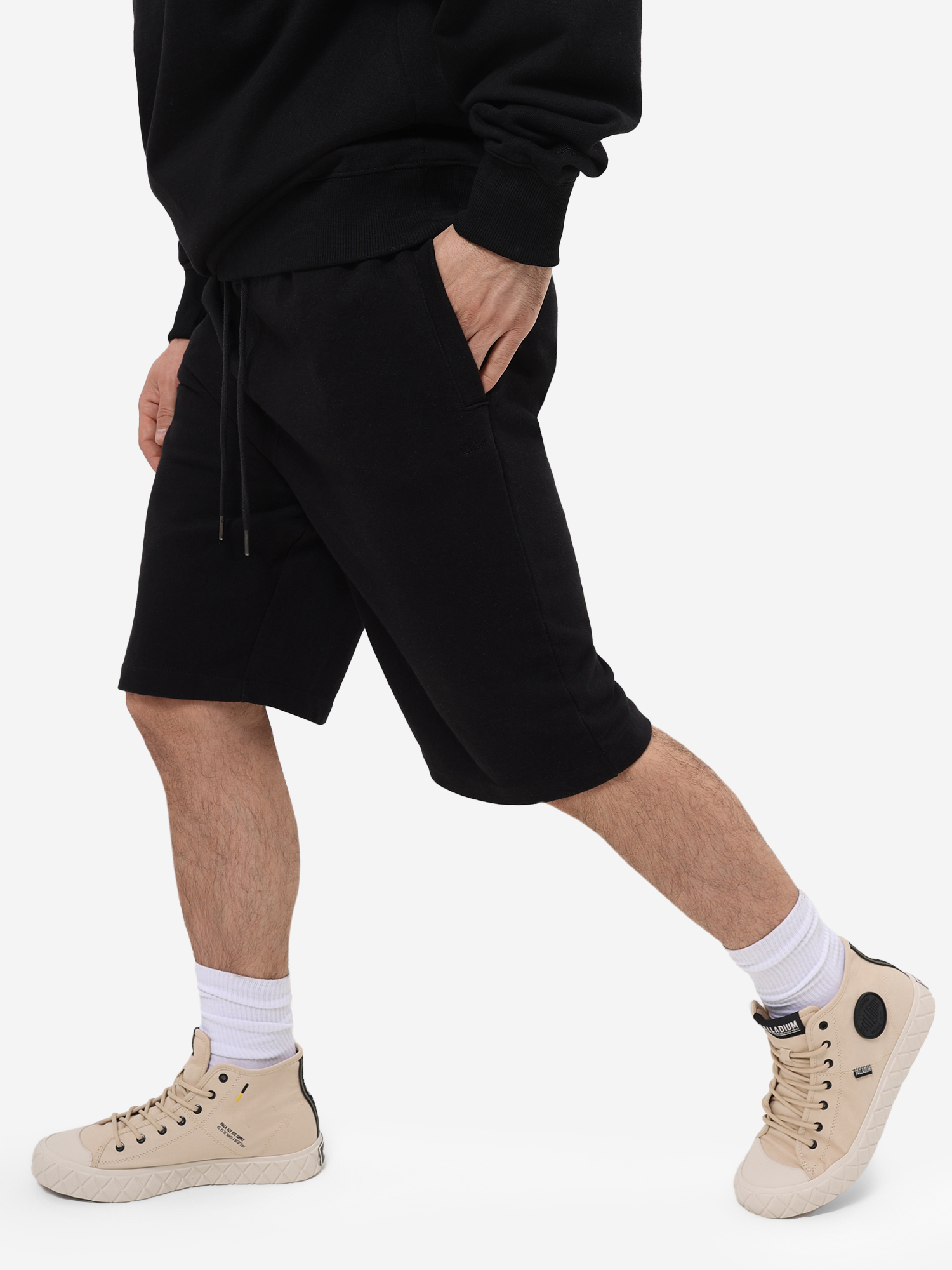 

Шорты спортивные Essential French Short Alpha Industries, Черный