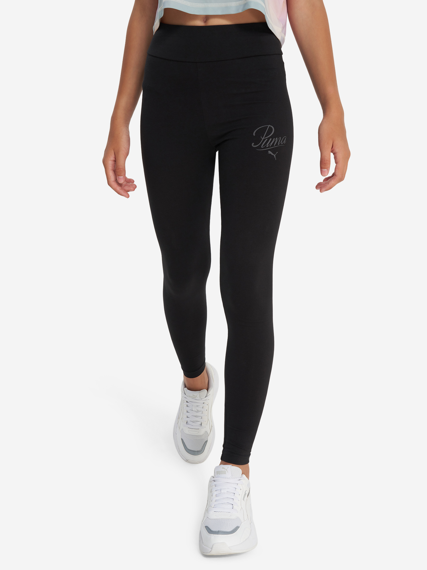 

Легинсы для девочек PUMA Ess Script, Черный