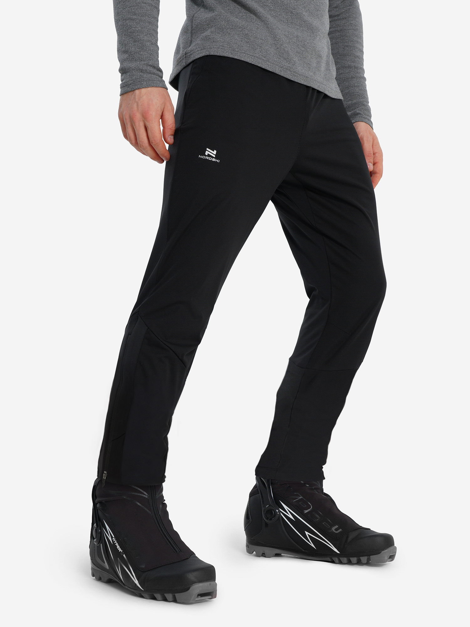Брюки софтшелл Nordski Race, черный, арт. nsm644100n2v-100