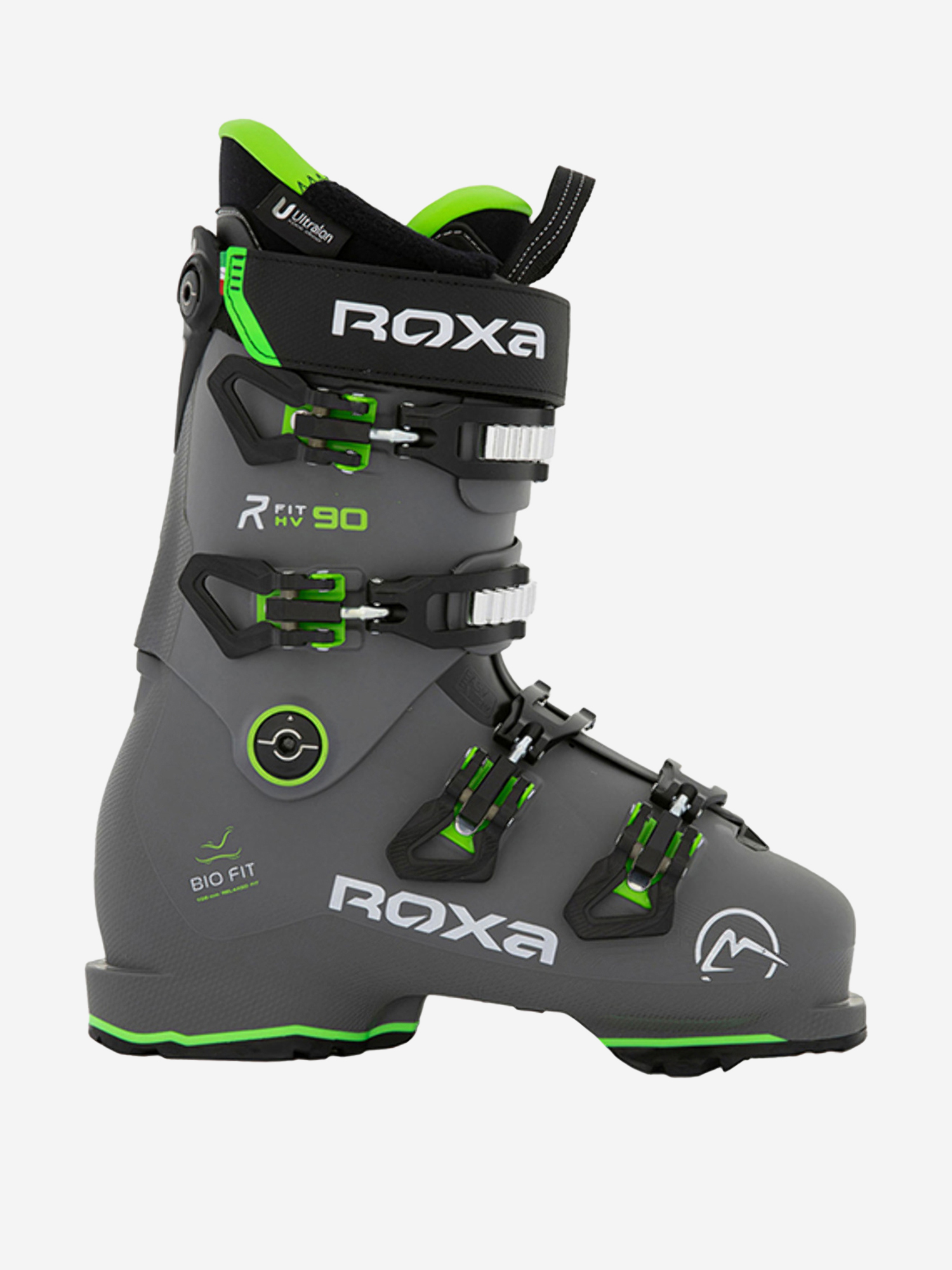 

Горнолыжные ботинки Roxa Rfit 90 Rtl GW DK Grey/Green 23/24, Серый