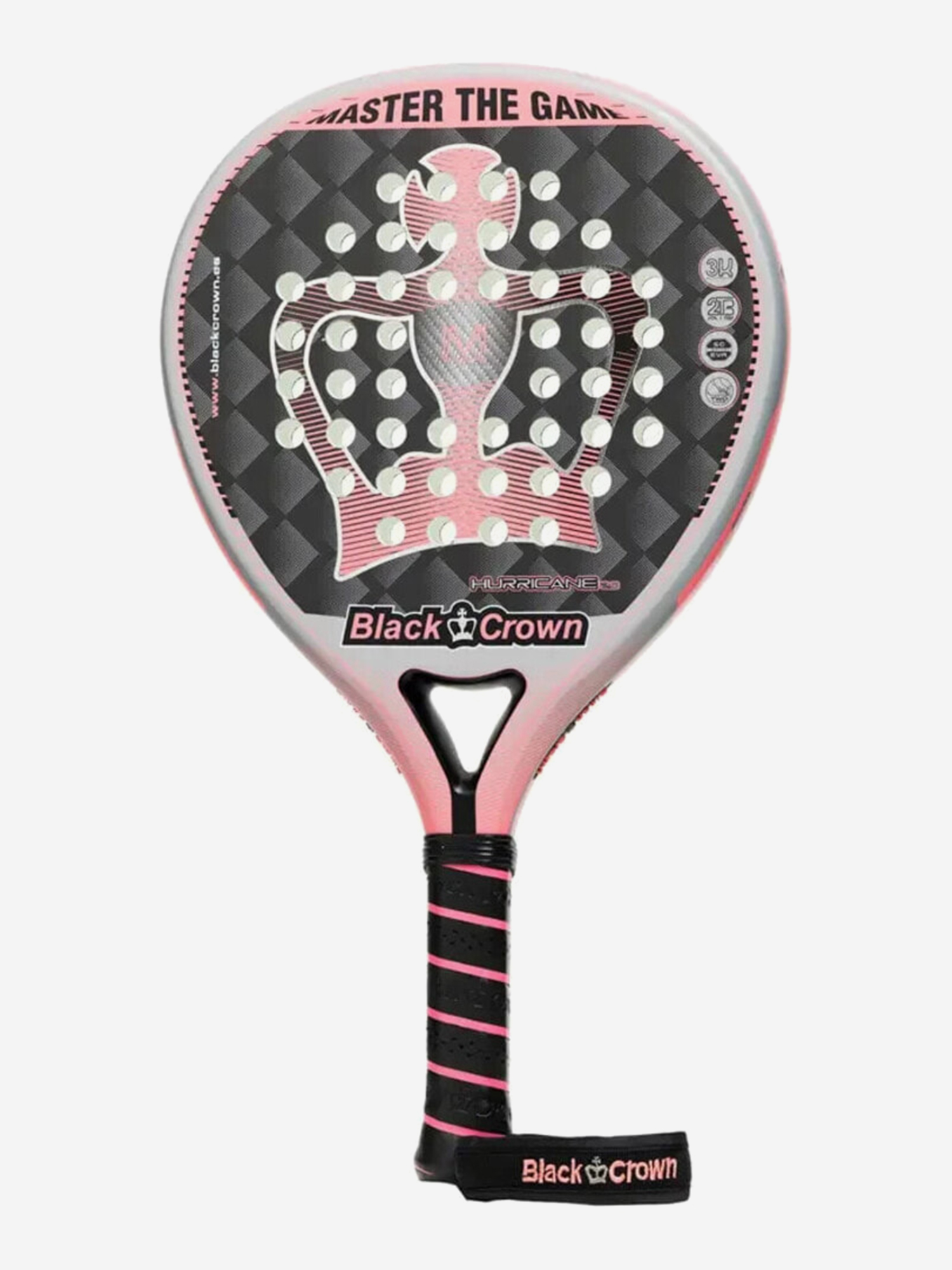 Изображение товара Ракетка для падела Black Crown Hurricane 2.0 2023 профессиональная универсальная