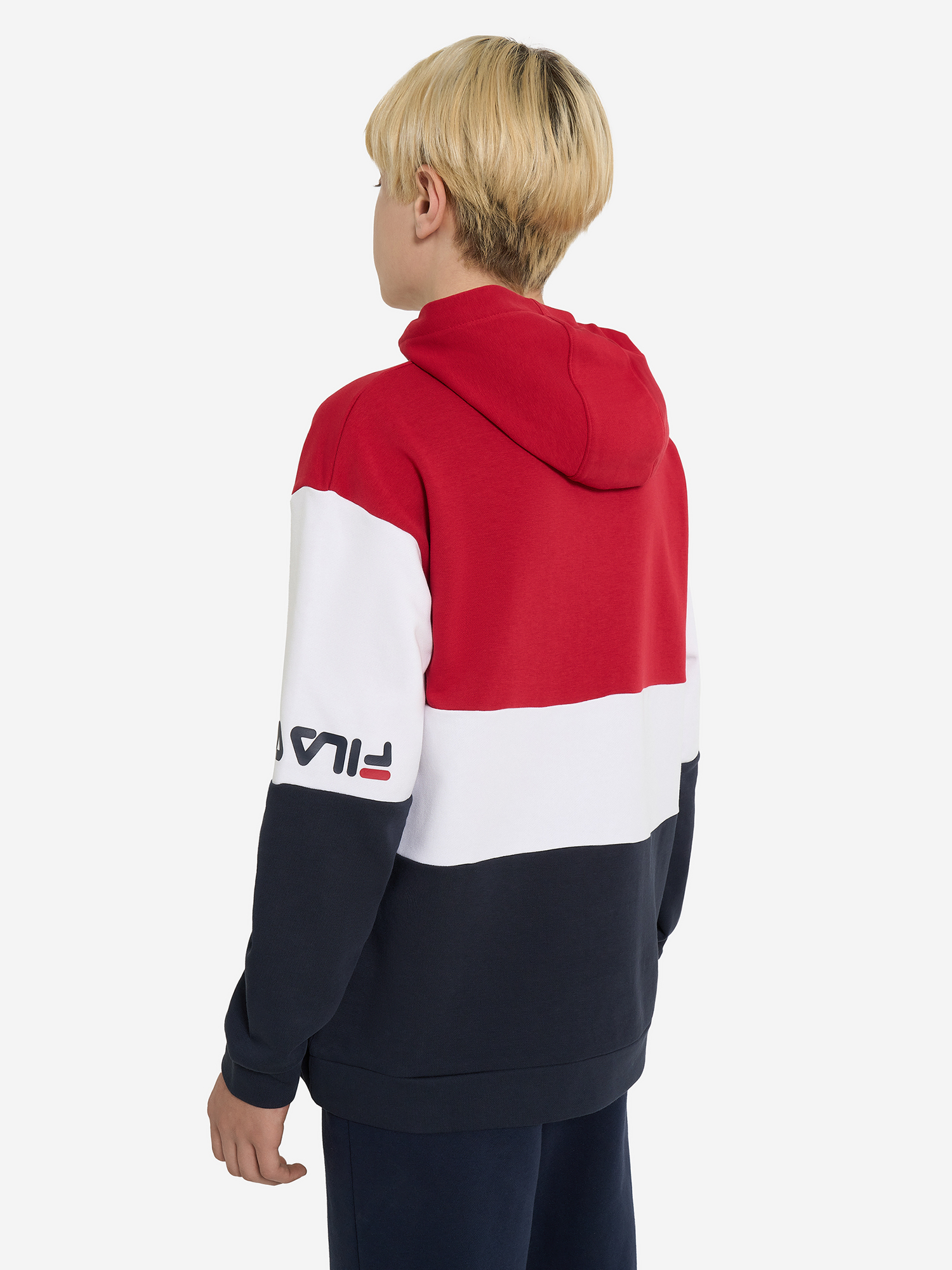фото Худи для мальчиков fila, красный