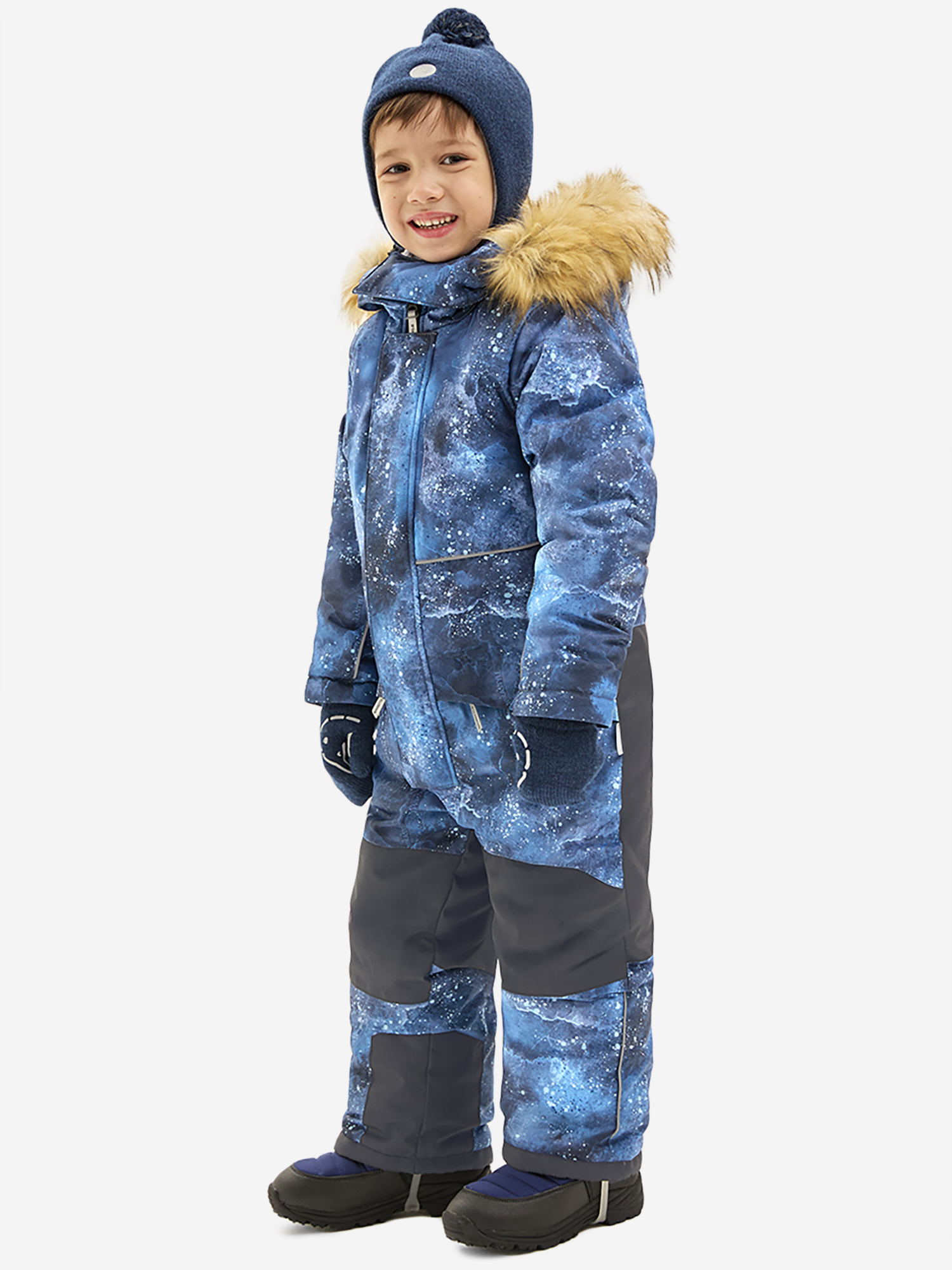 Изображение товара Детский зимний комбинезон NIKASTYLE из денима с мембраной для активного отдыха