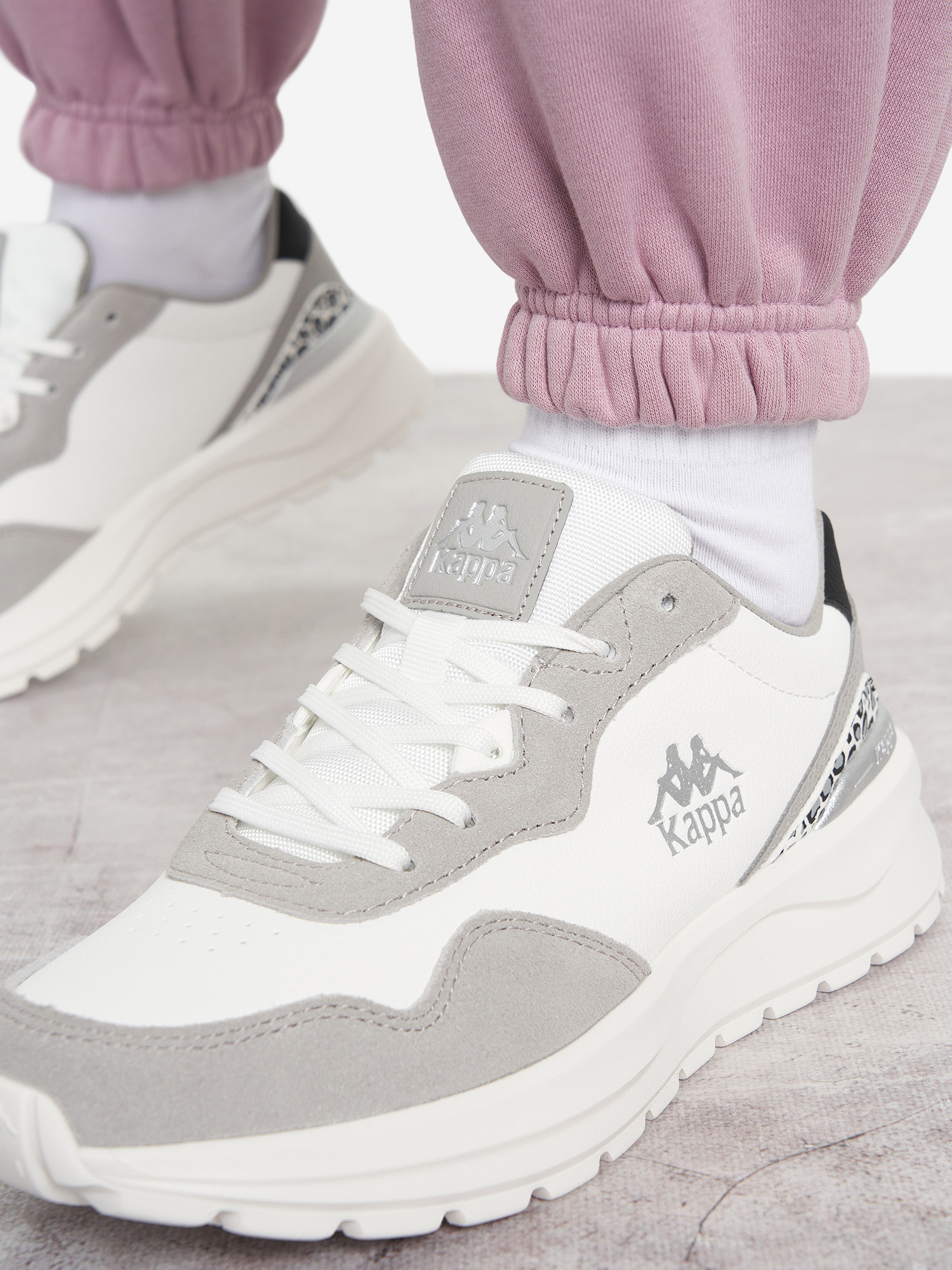фото Кроссовки женские kappa selecto 4.0, белый