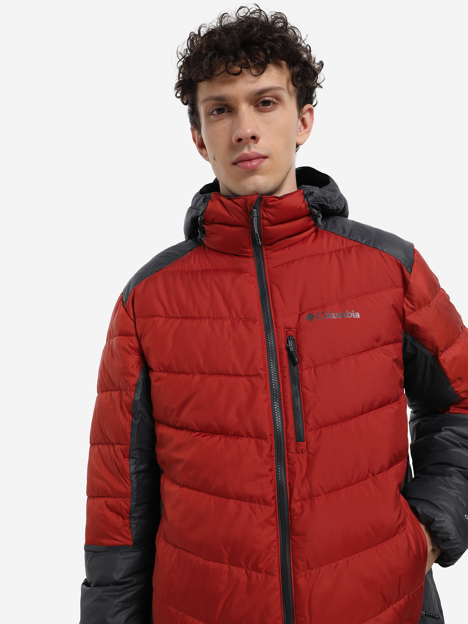 

Пуховик мужской Columbia Labyrinth Loop Hooded Jacket, Красный