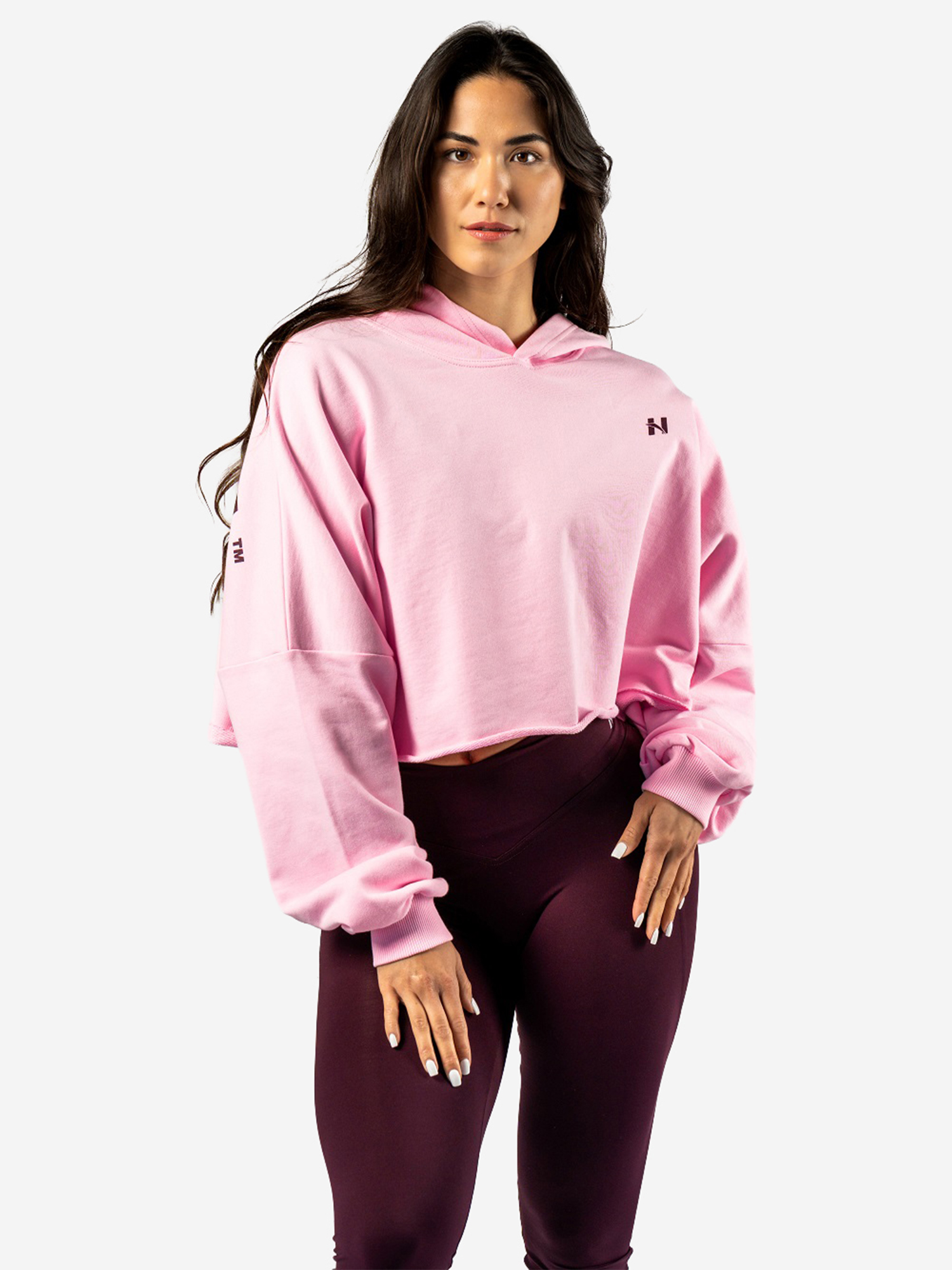 Изображение товара Женская толстовка Nebbia Oversized Hoodie OWN YOUR POWER 433 розовая