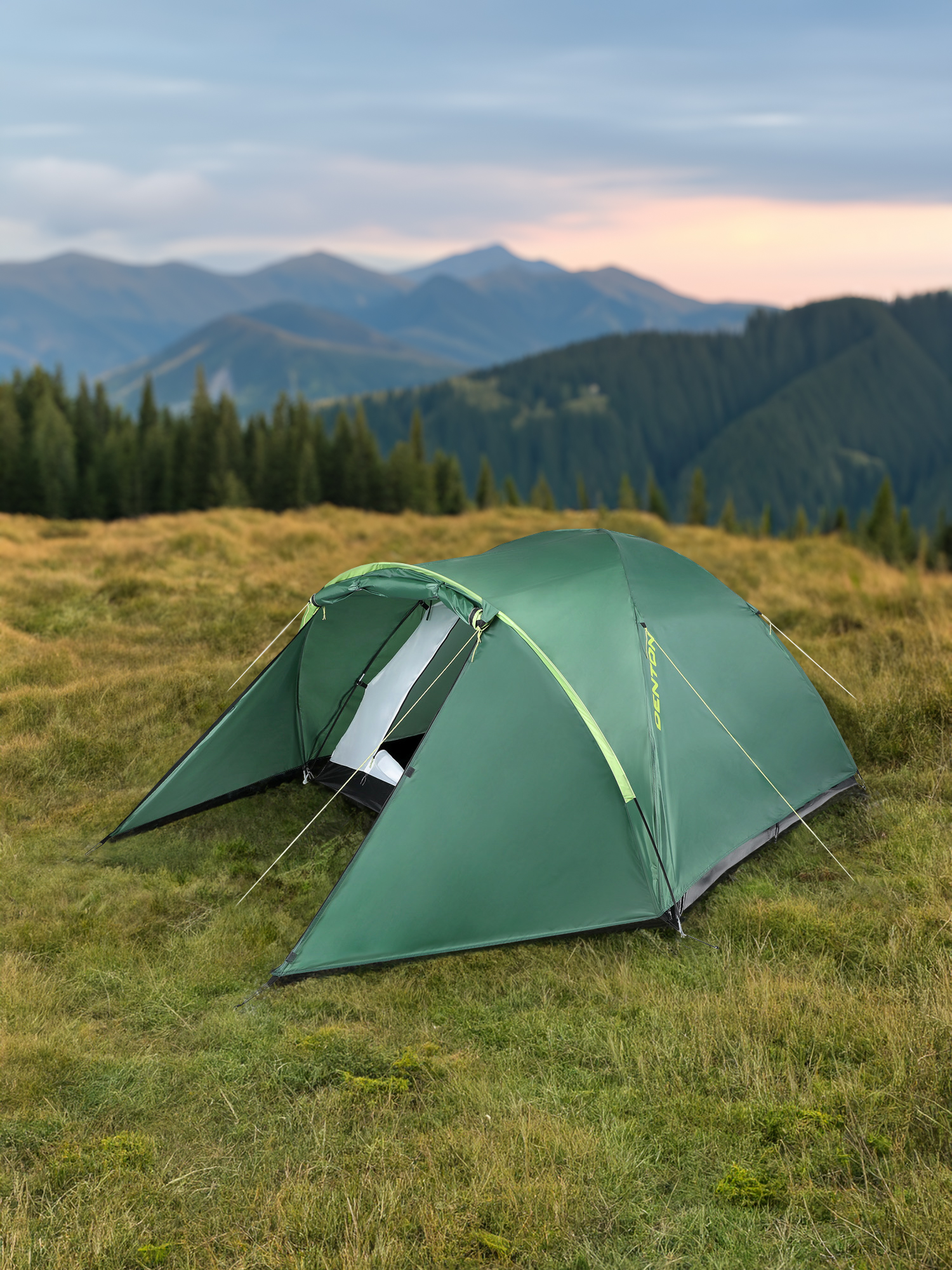 

Палатка 3-местная Denton DTL-3 Plus, Зеленый