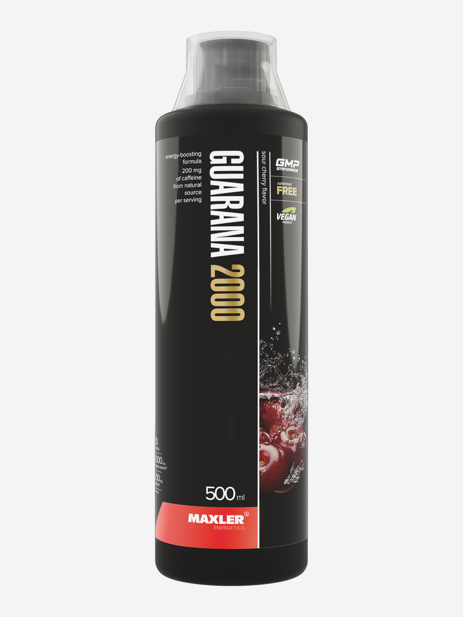 Изображение товара Maxler Энергетик гуарана с витаминами, 500 мл, Вишня