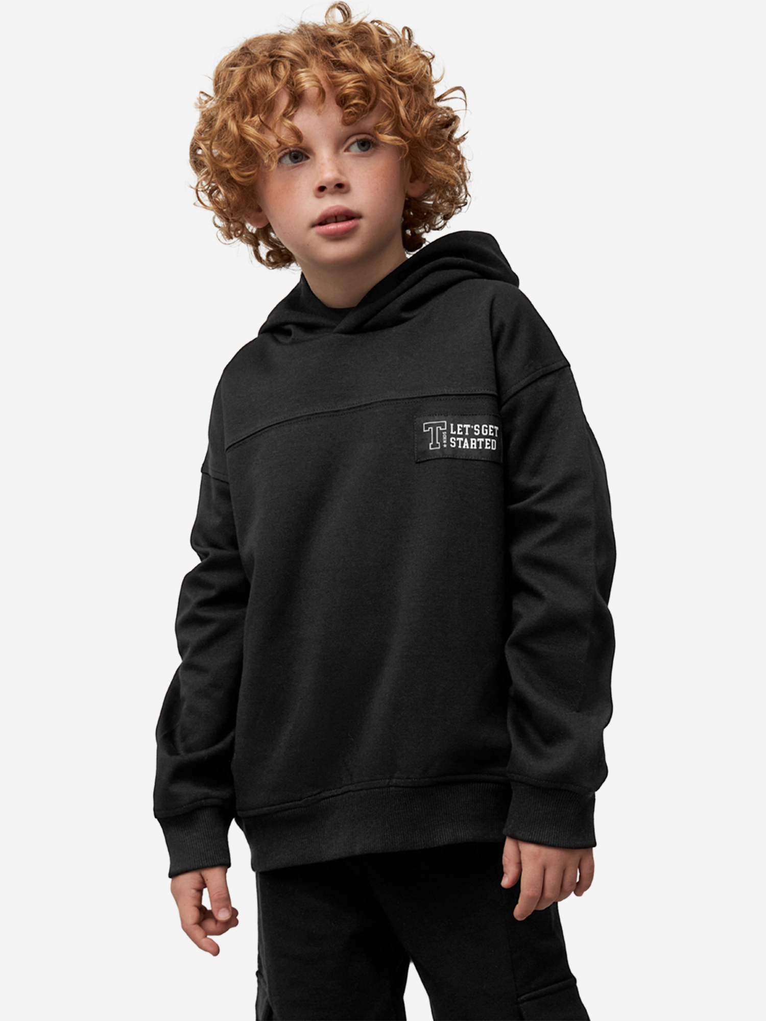 Изображение товара Худи с принтом для мальчиков TOTTI КIDS, свободный покрой, капюшон