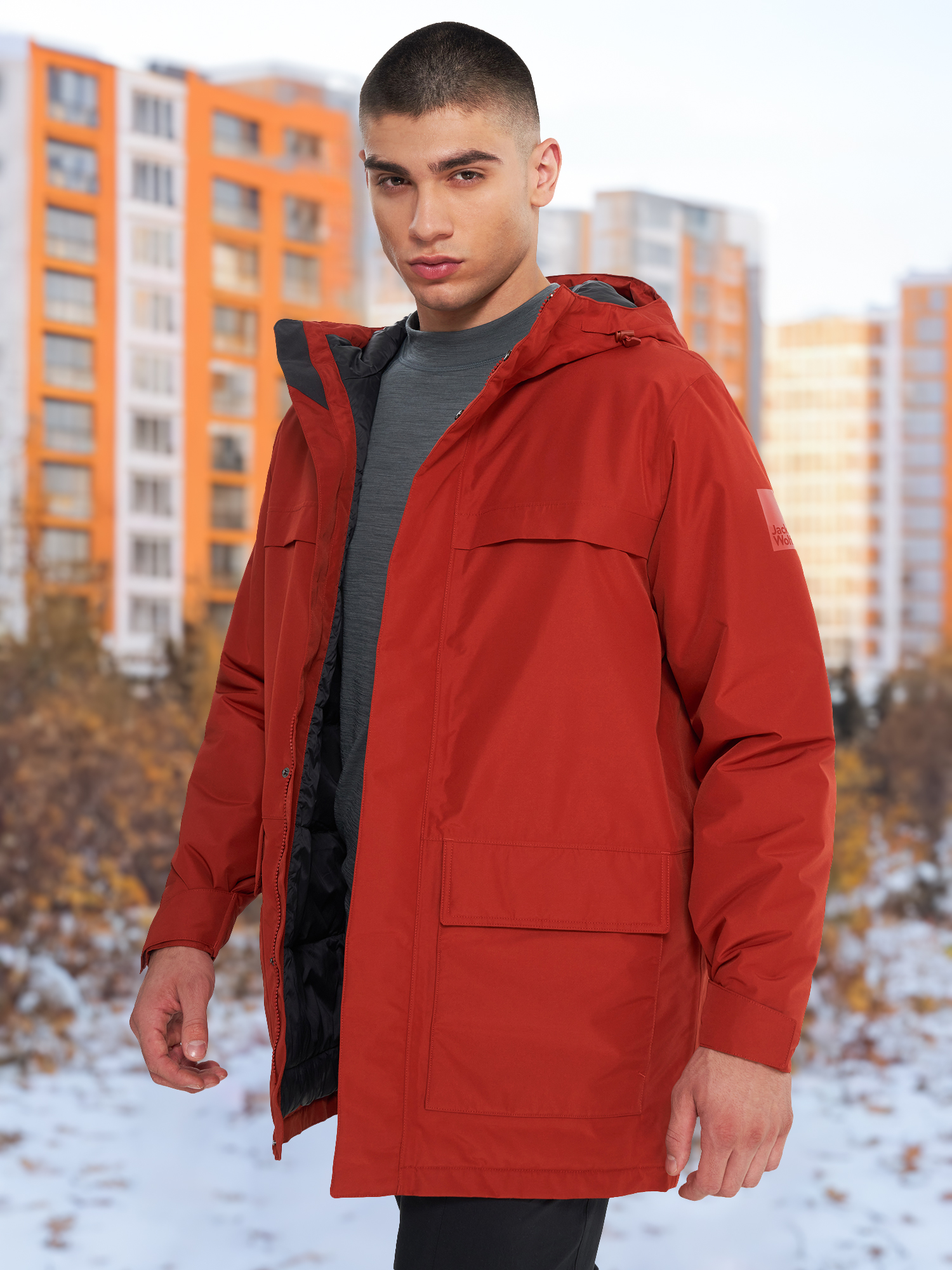 Куртка утепленная Jack Wolfskin Winterlager, оранжевый, арт. 1115471j01-j0126