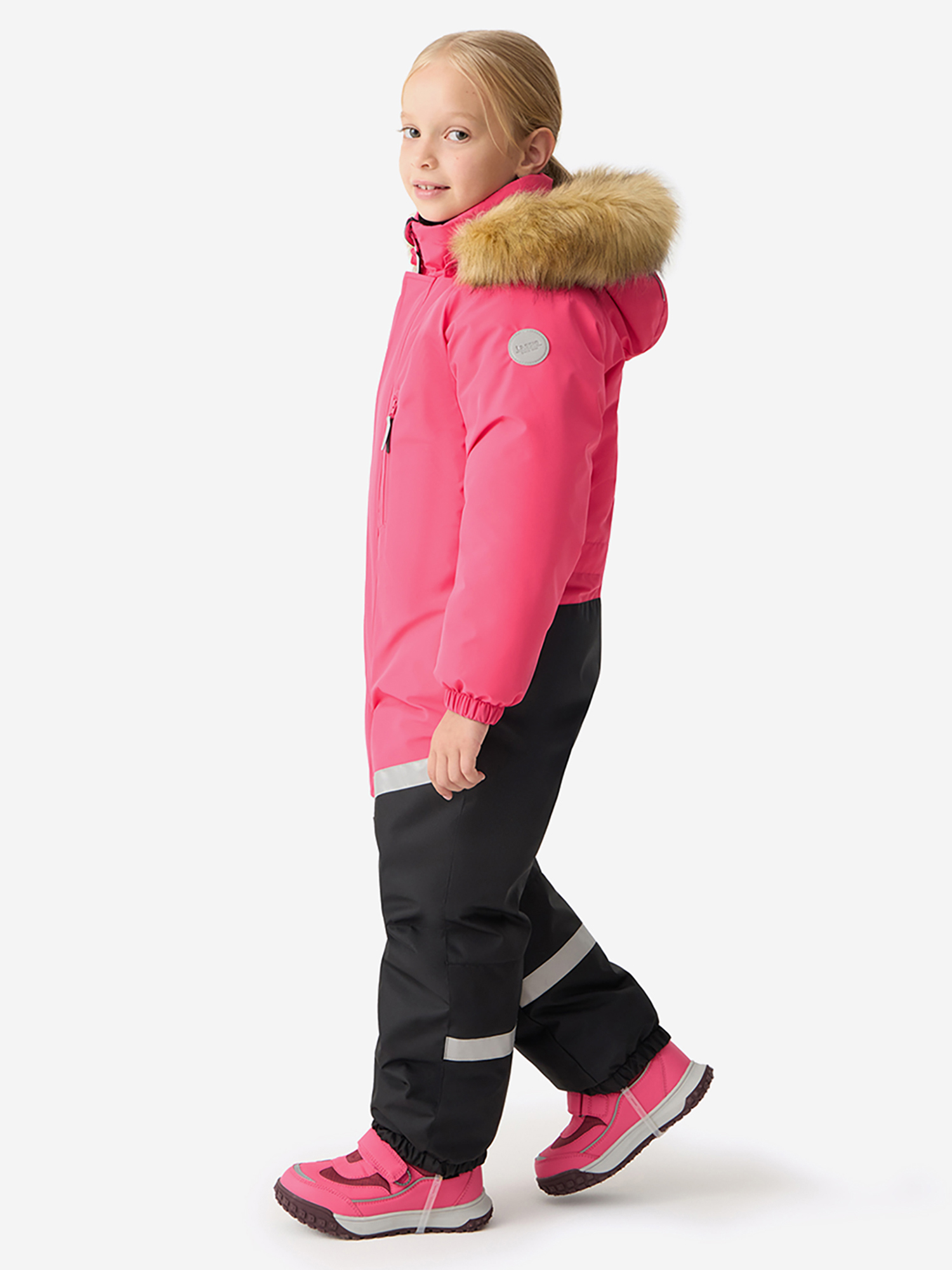 Изображение товара Комбинезон утепленный для девочек Lassie Joni, Розовый