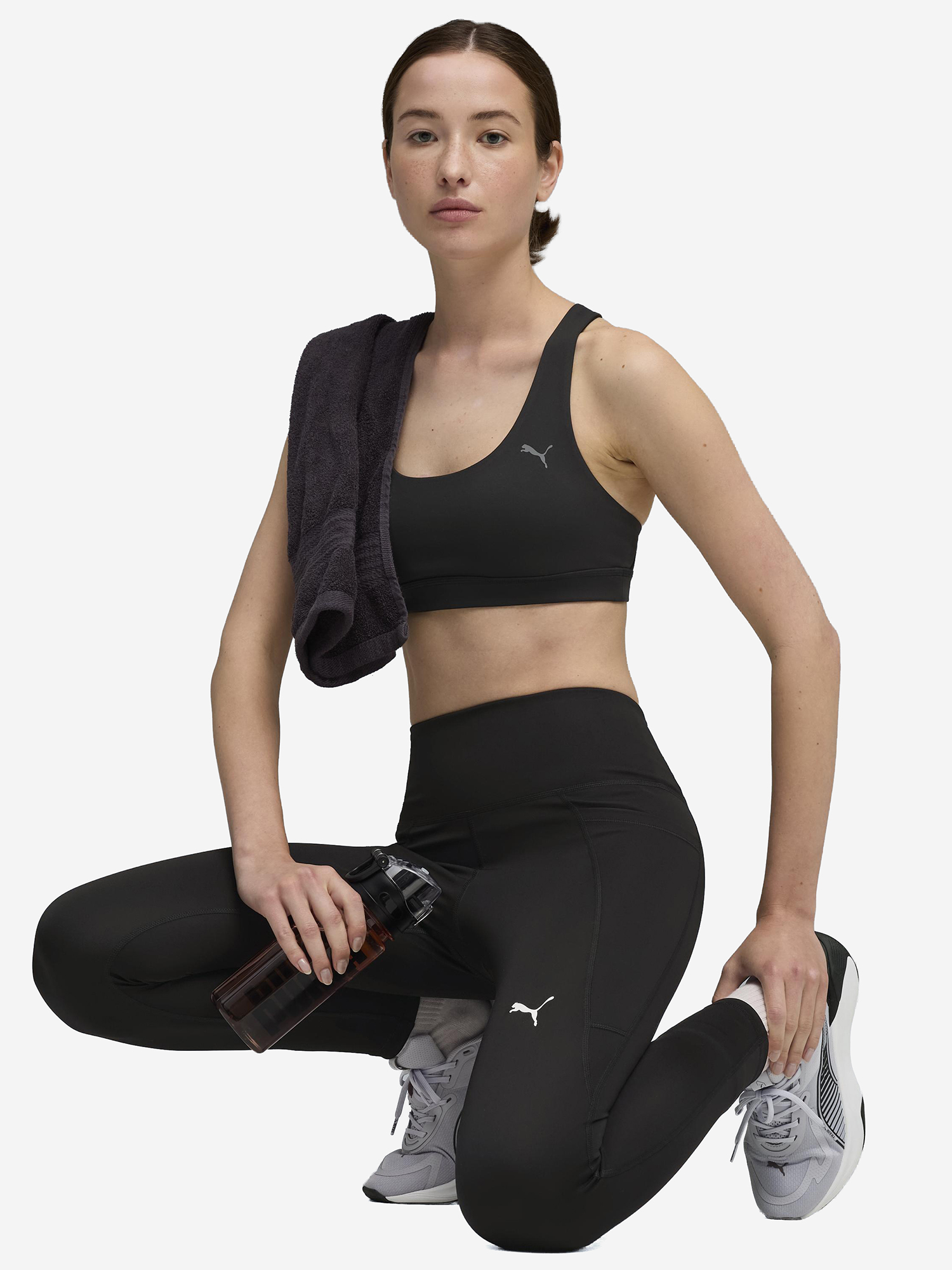 Топ бра спортивный PUMA Cloudspun, Черный 3