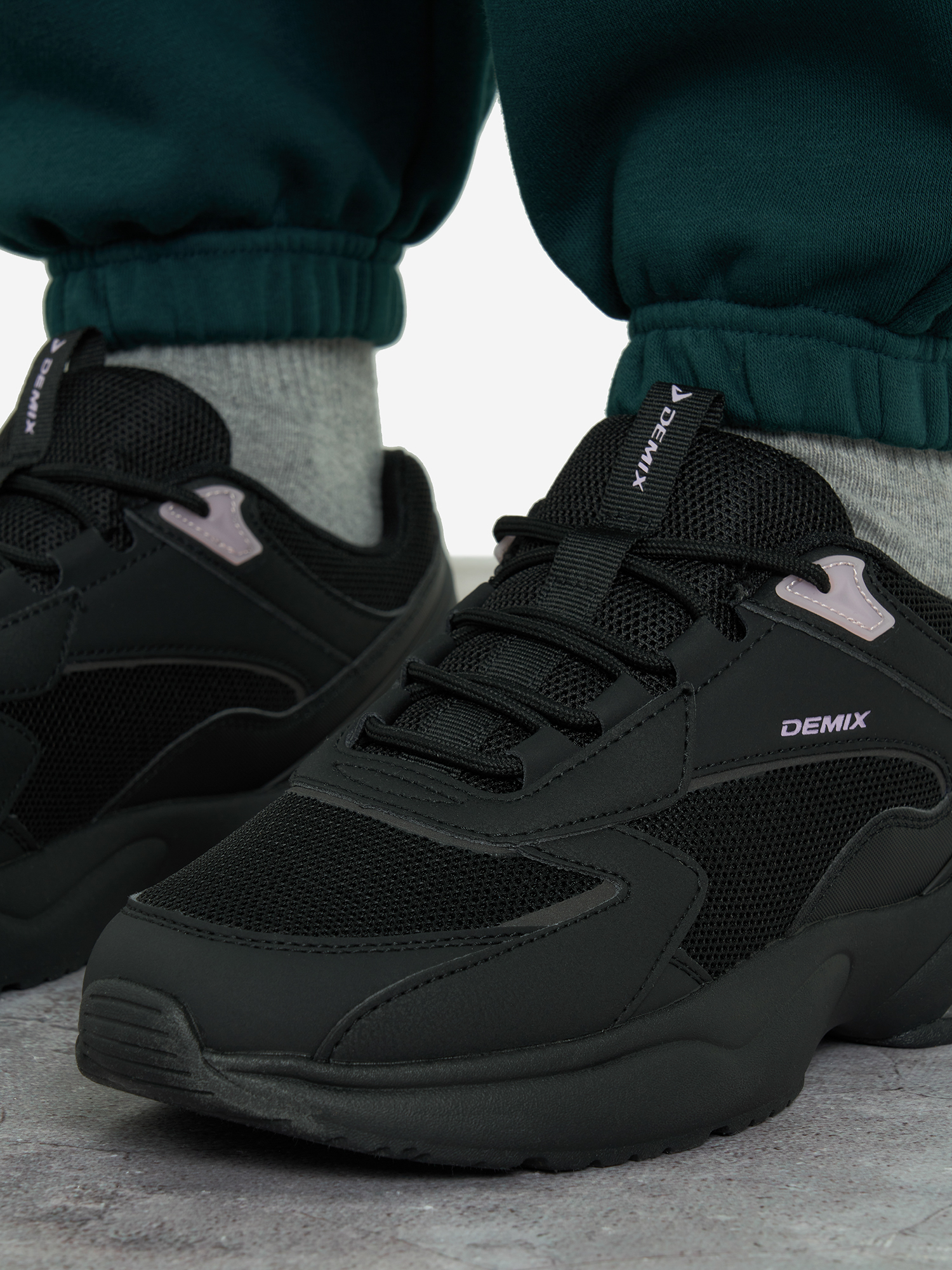 фото Кроссовки женские demix neo bubble max, черный