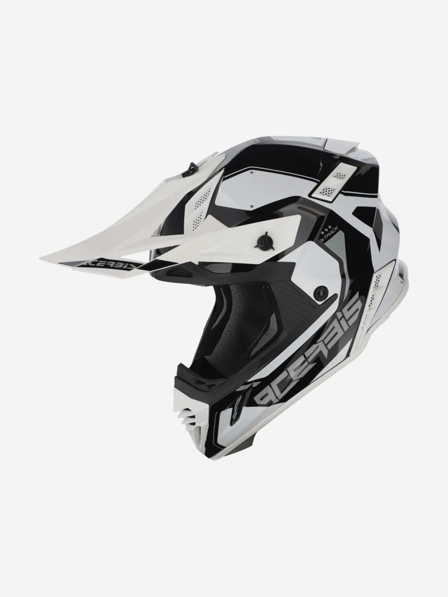 

Мотошлем Кроссовый Acerbis X-TRACK 22-06 Black/White 2, Черный