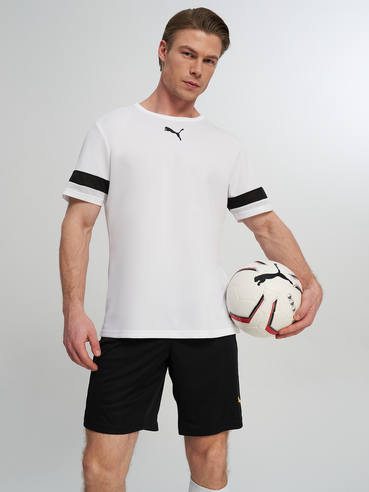 Изображение товара Мужская футболка PUMA TeamRise для футбола лето и всесезонный