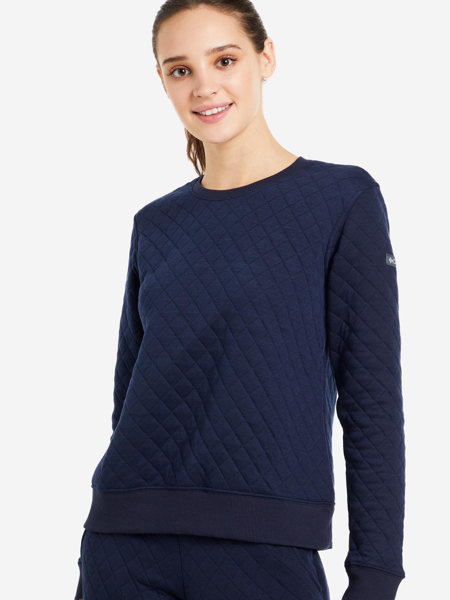 

Свитшот женский Columbia Lodge Quilted Crew, Синий