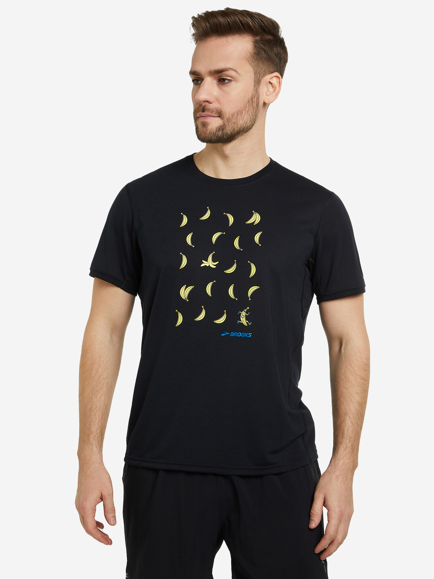 

Футболка мужская Brooks, Черный