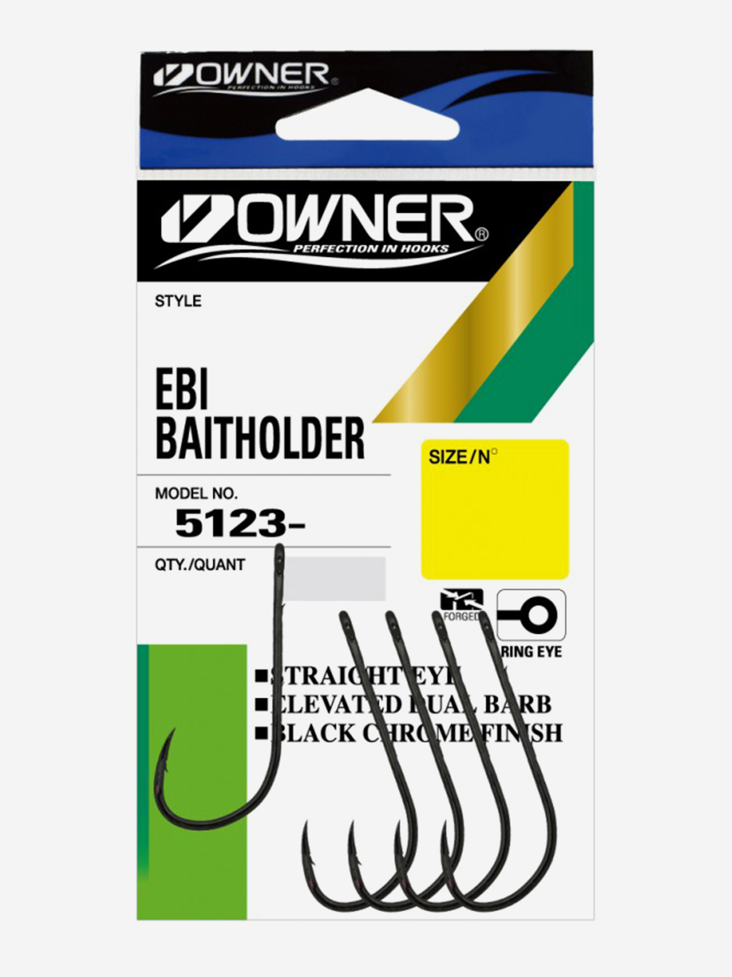 Изображение товара Крючок OWNER Ebi Baitholder BC №4 8шт Изображение товара Крючок OWNER Ebi Baitholder BC №4 8шт
