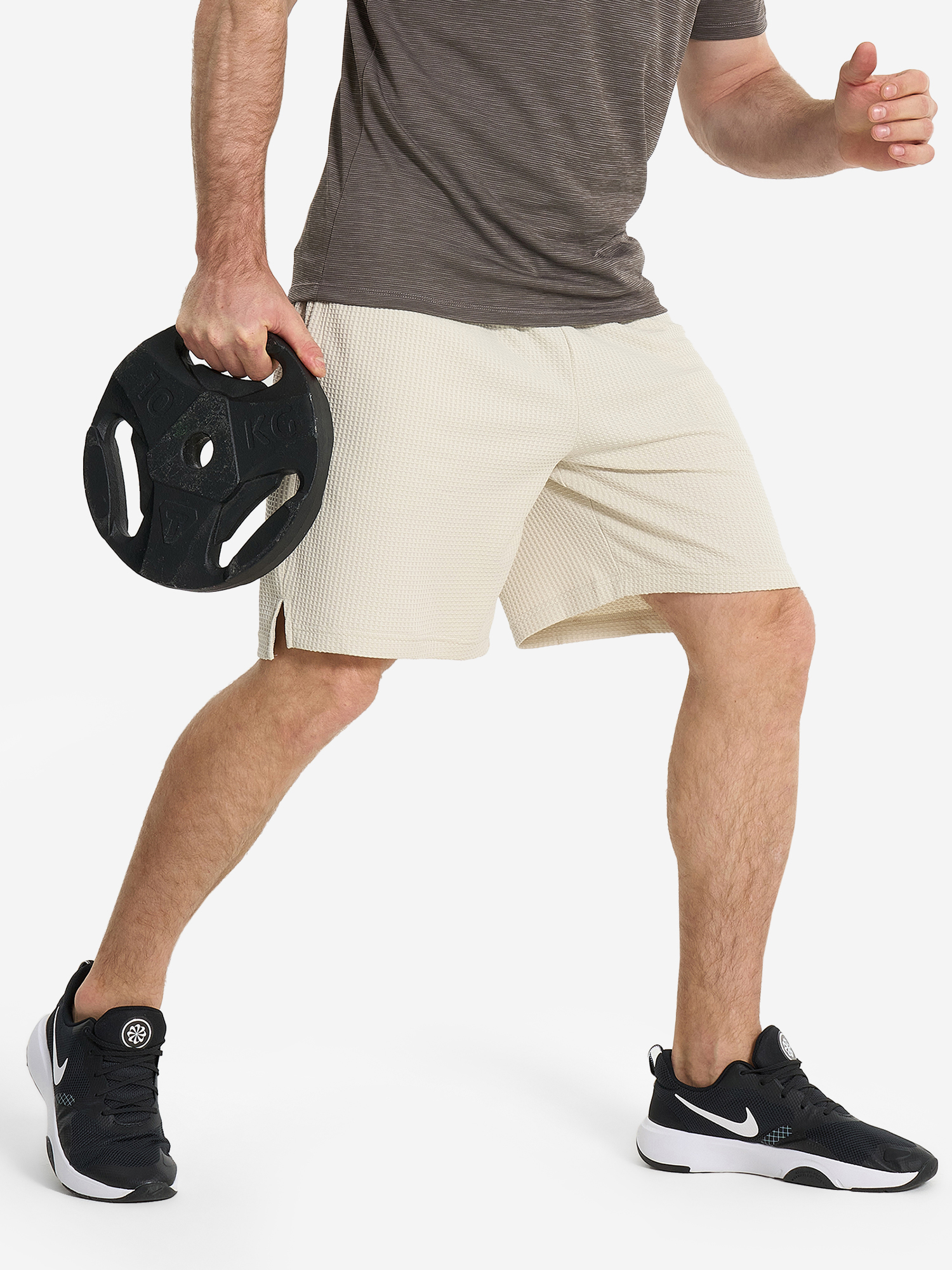 

Шорты мужские Under Armour Rival Waffle, Бежевый