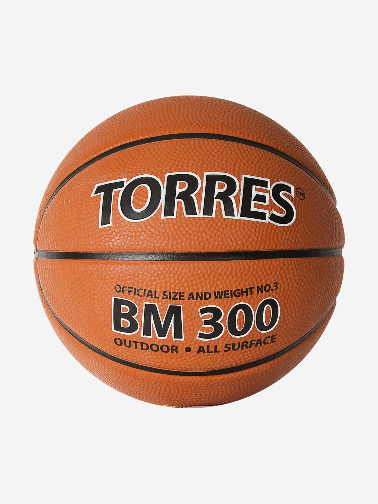 

Мяч баскетбольный Torres BM300 арт.B02013 р.3, Оранжевый
