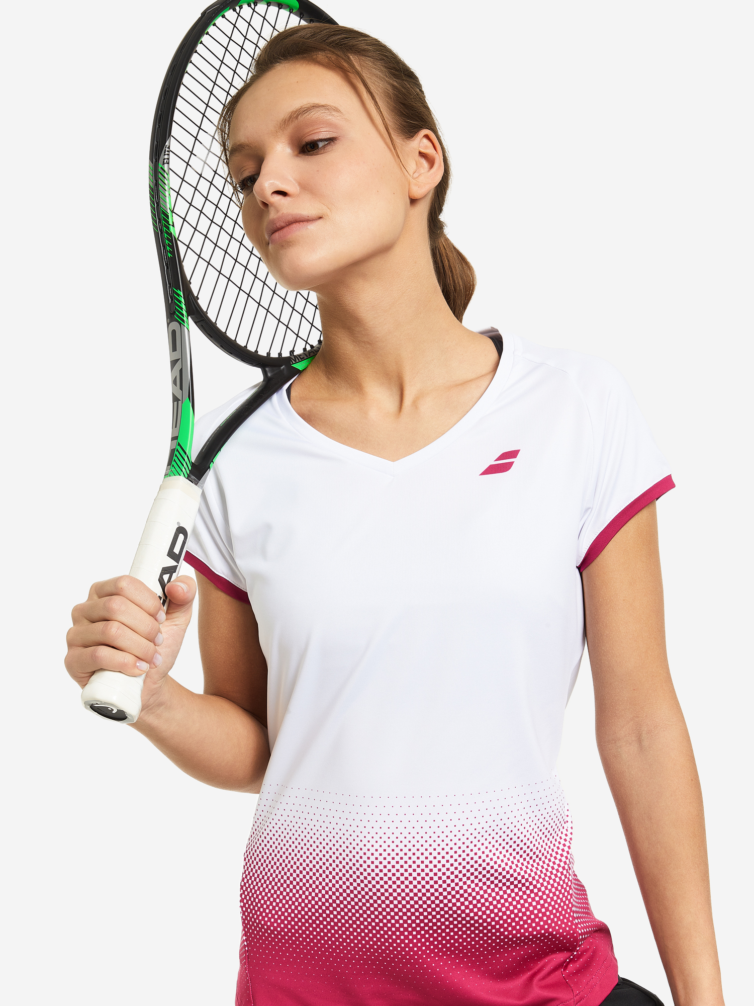 

Футболка женская Babolat Complete Cap, Белый