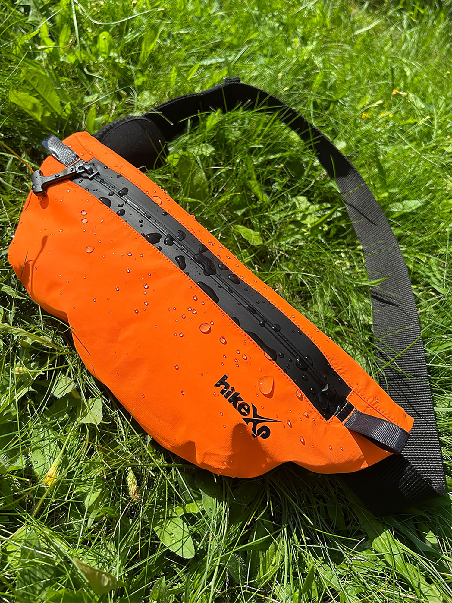 Изображение товара Непромокаемая поясная сумка hikeXp оранжевая для водного туризма спорта