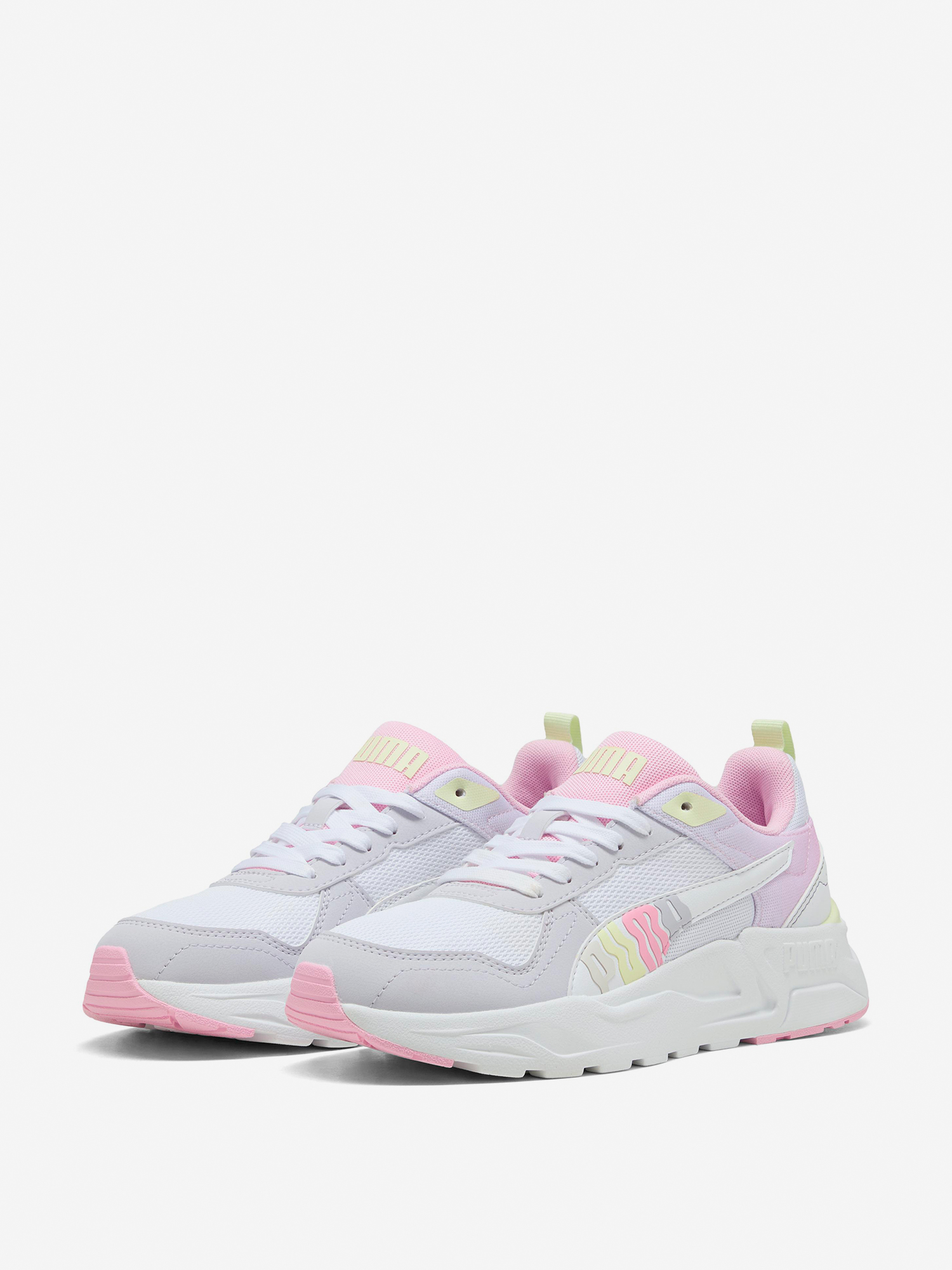 Кроссовки для девочек PUMA Trinity 2 Lt Come On, Белый 2