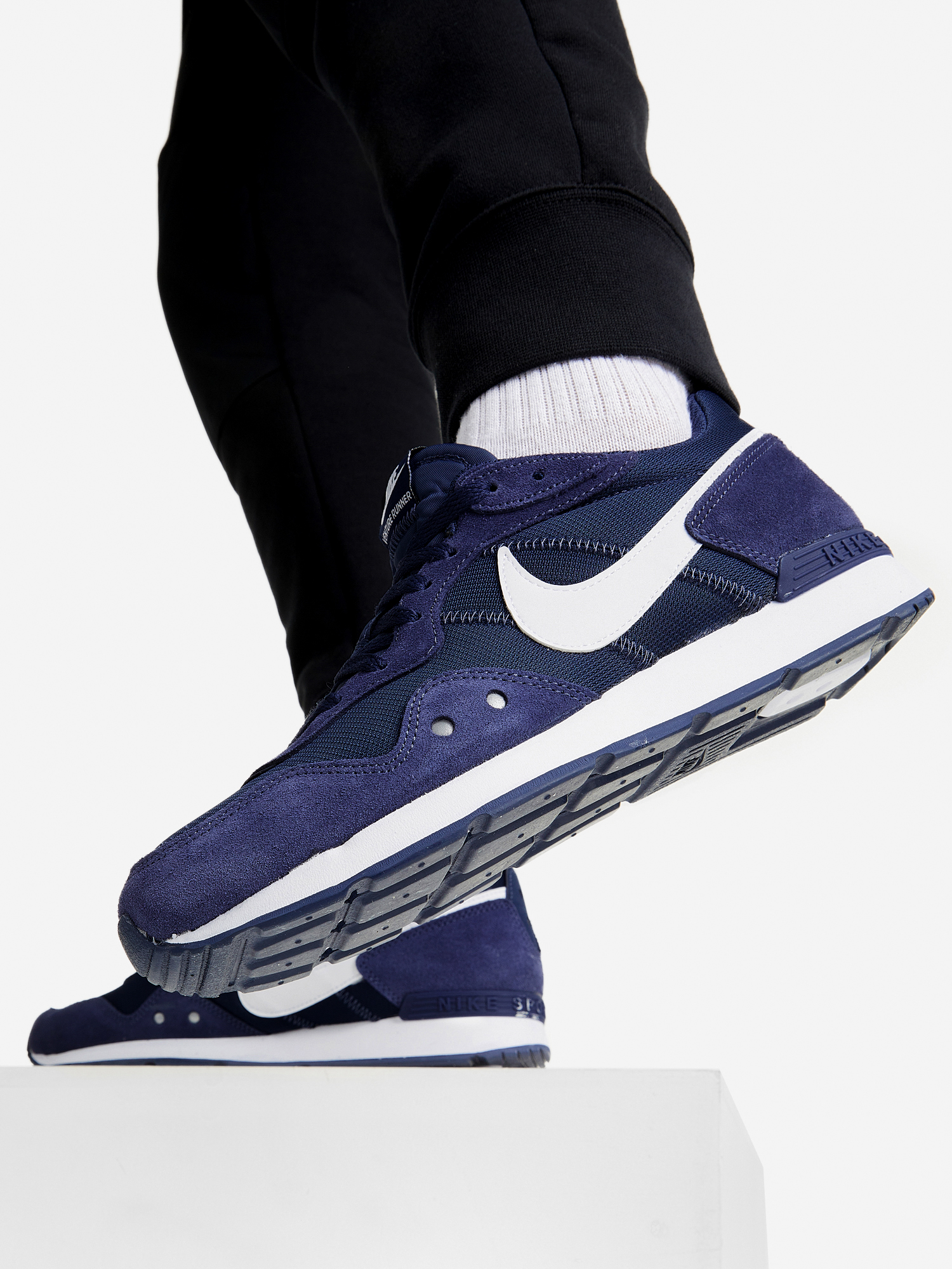 Кроссовки мужские Nike Venture Runner, Синий брюки мужские nike dri fit academy синий