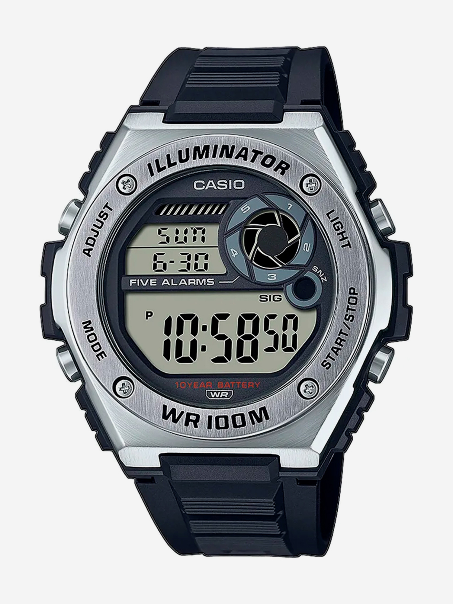 

Наручные часы Casio Collection MWD-100H-1A, Черный