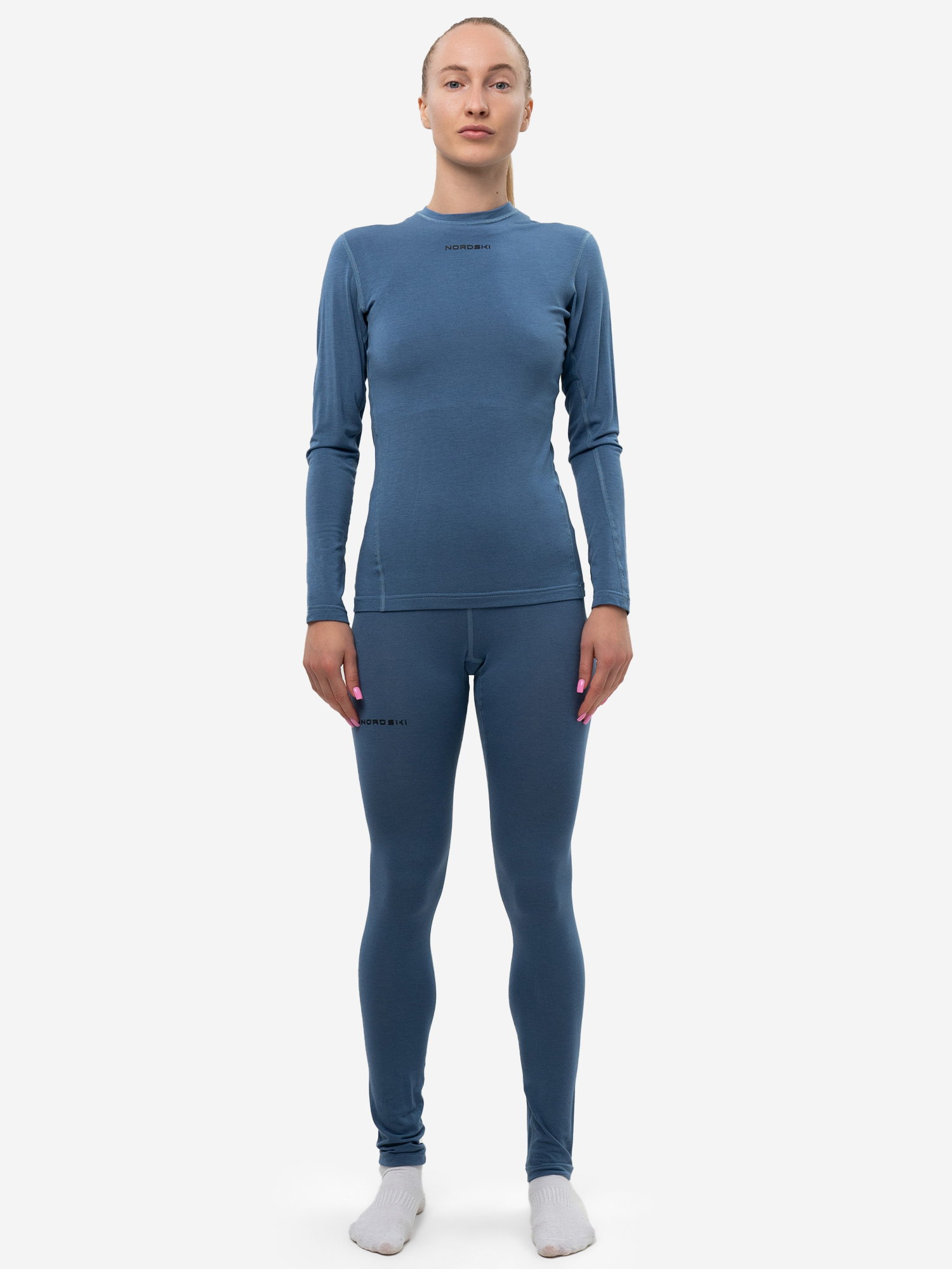 

Комплект термобелья Nordski Wool W, Синий