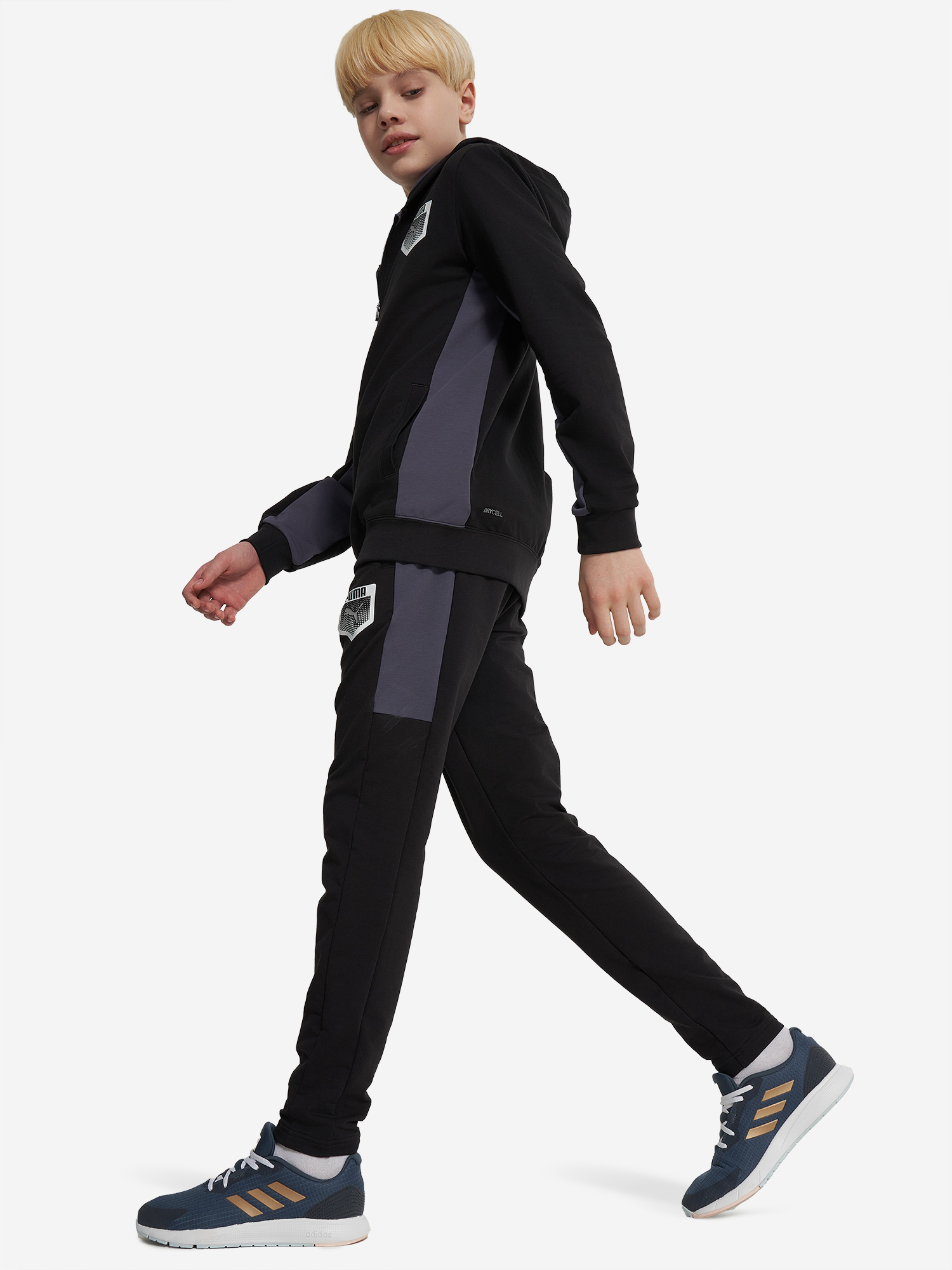 Брюки для мальчиков PUMA Active Sports Graphic, Черный 4